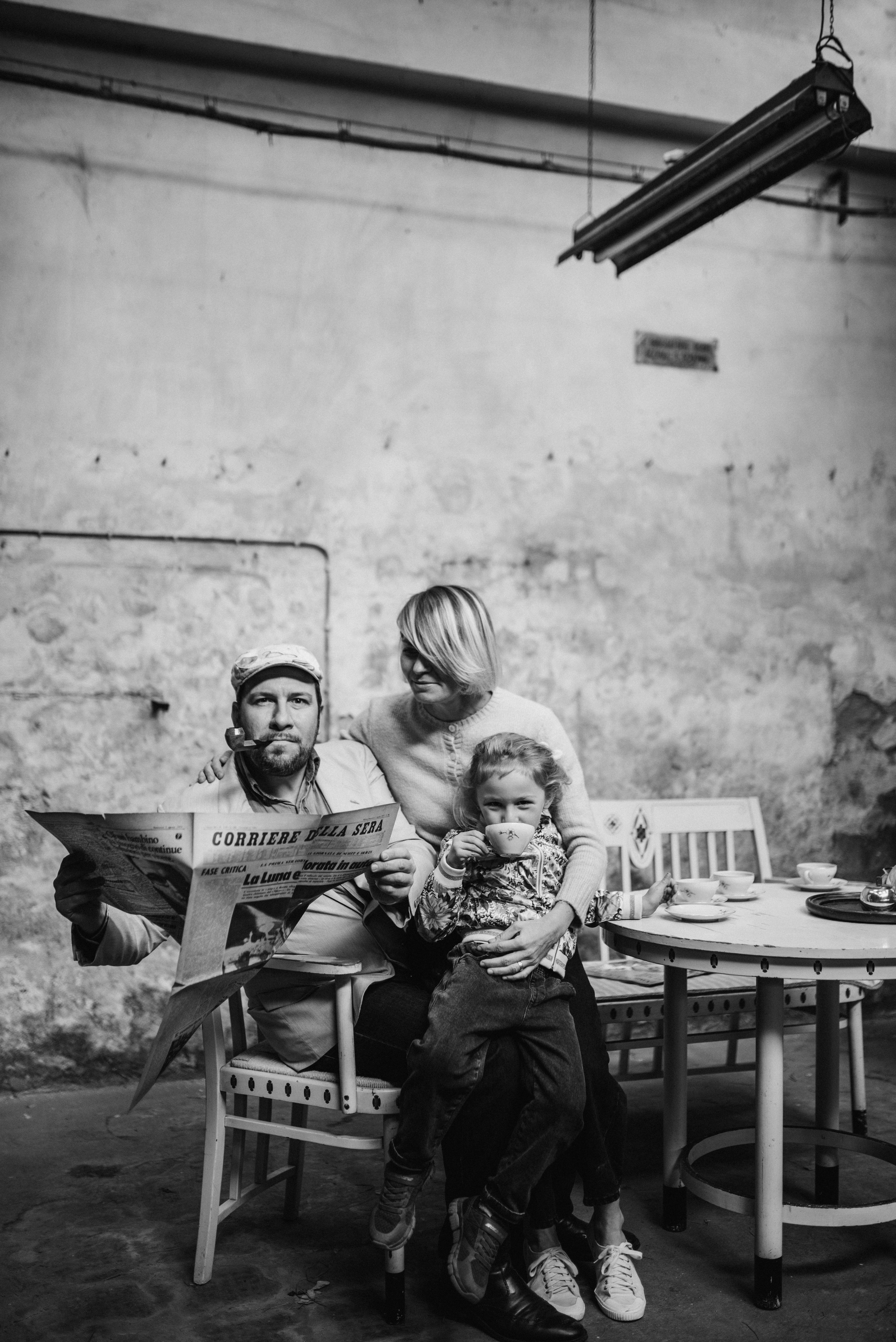 Mother's Daddy's daughter. Photographer Vasilisa König