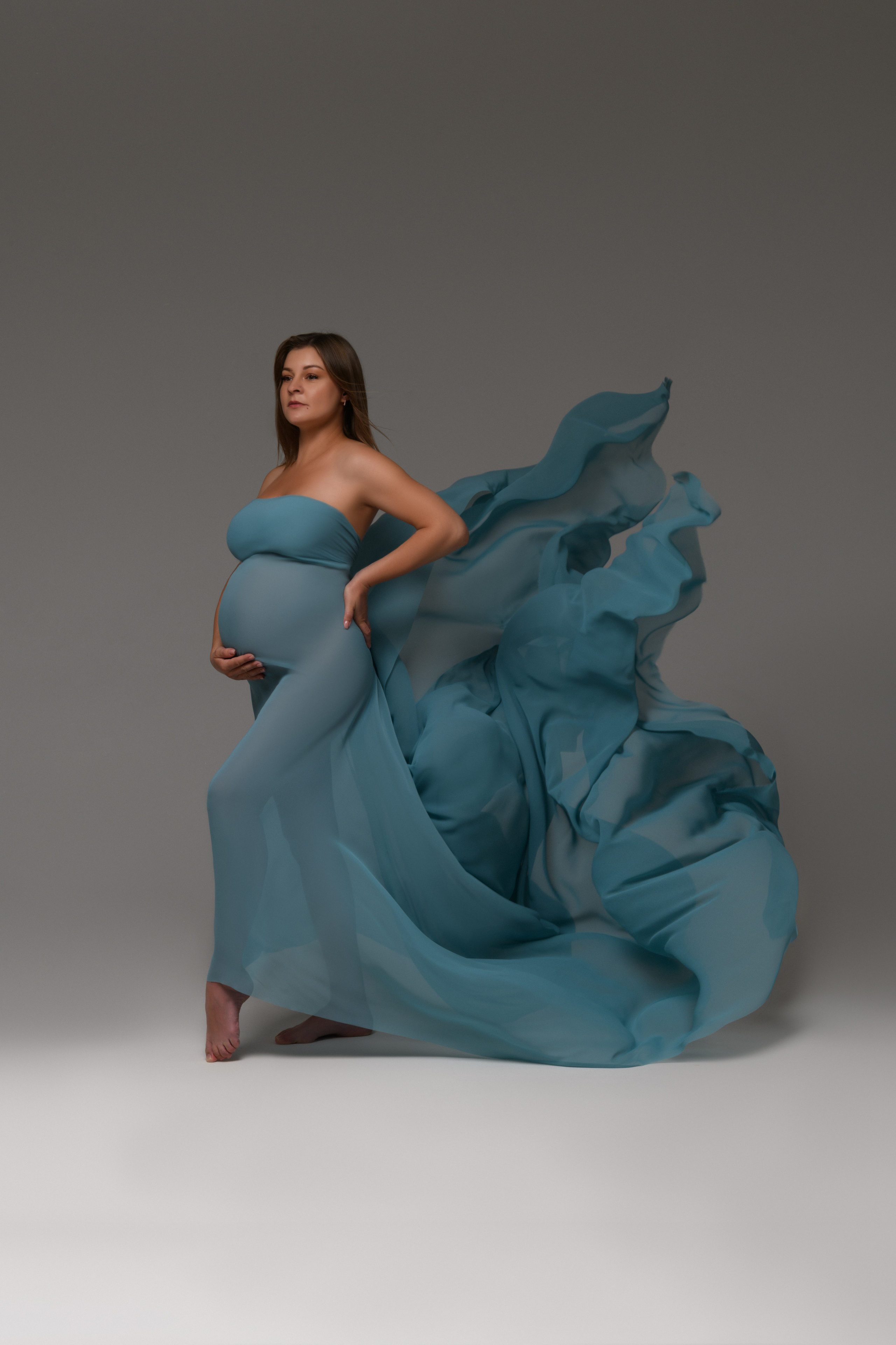 Кадры с летящей тканью. Фотограф беременности в Крыму Бобкова Ирина