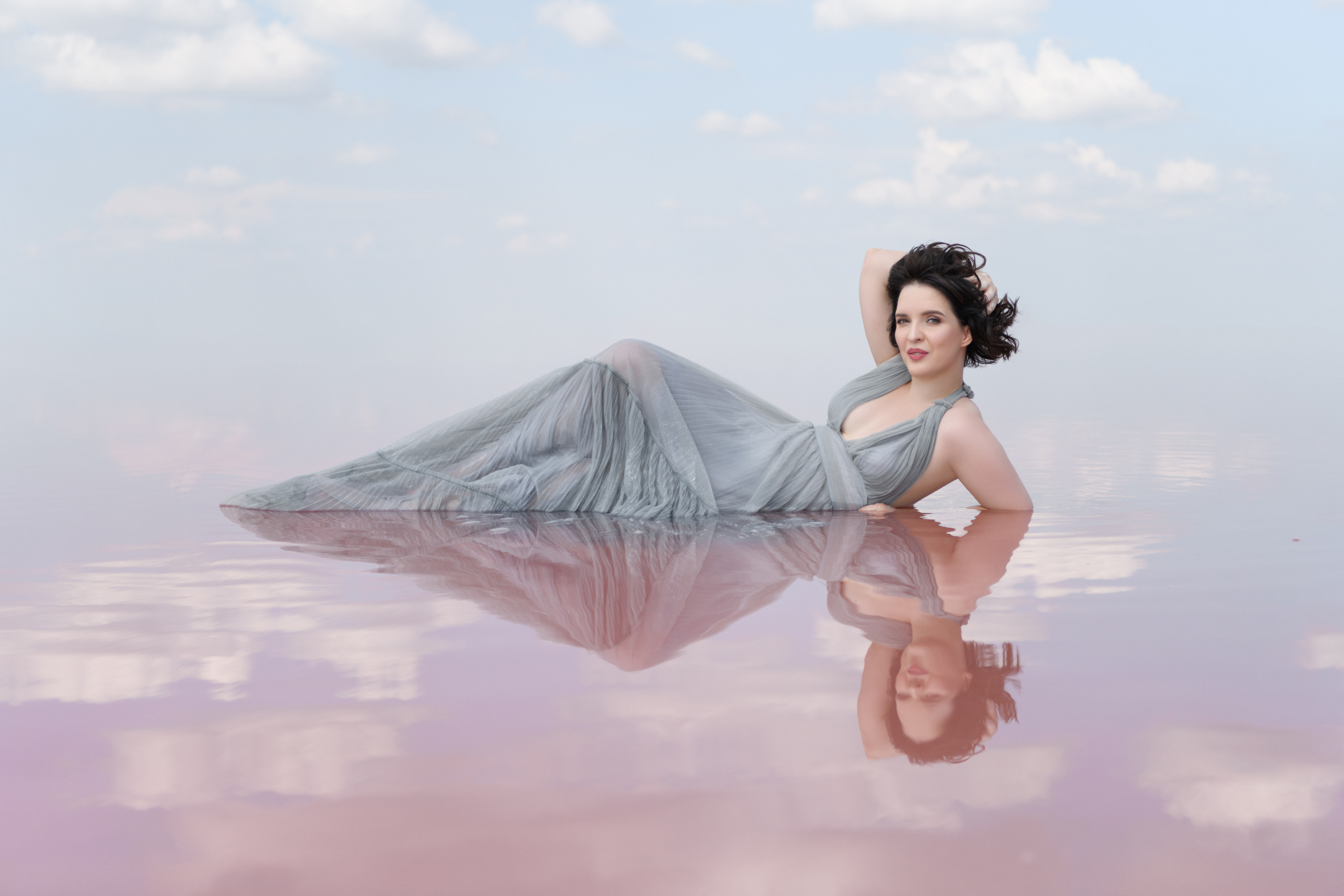 Розовое озеро. Фотограф беременности в Крыму Бобкова Ирина