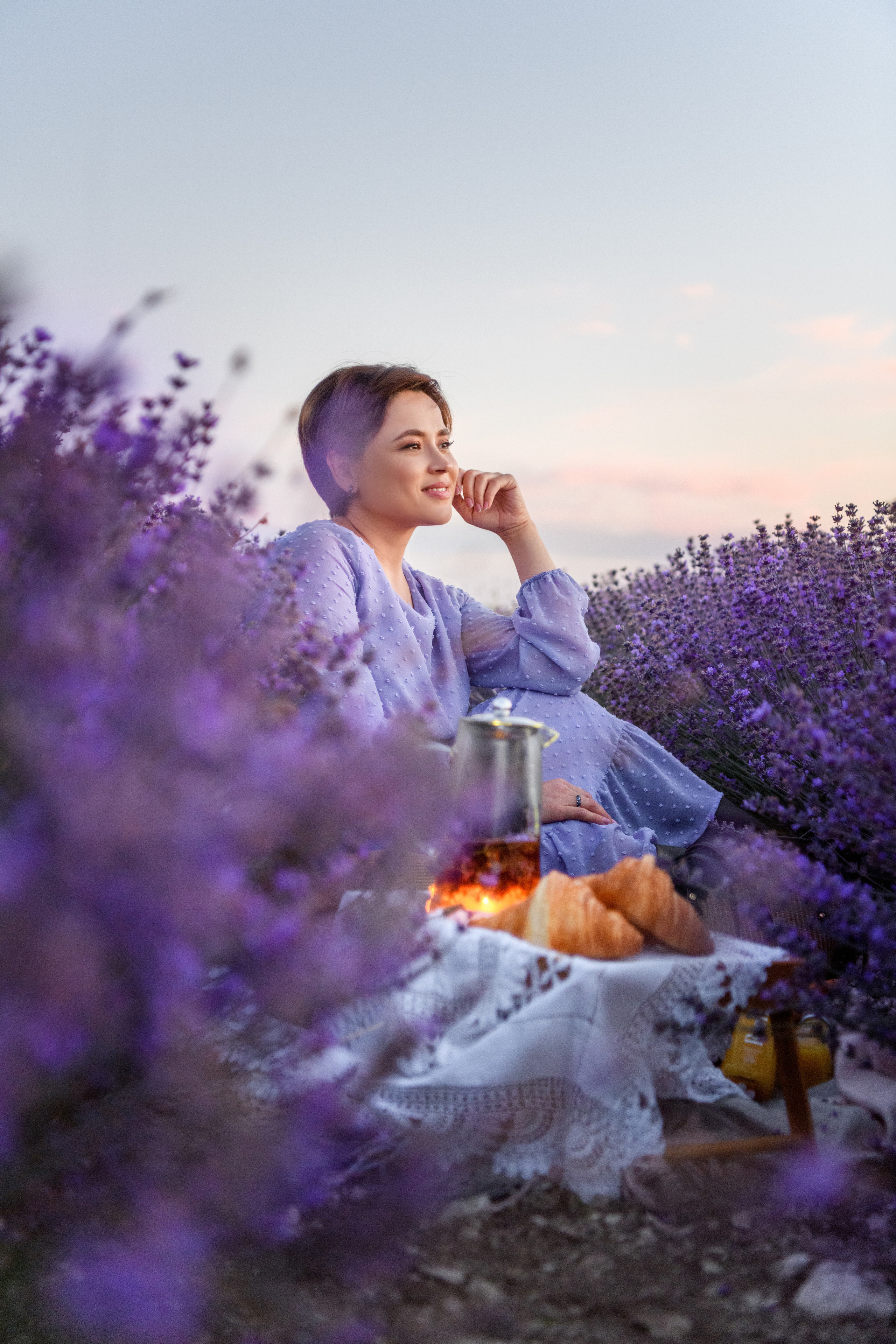 Лаванда / беременность. Фотограф беременности в Крыму Бобкова Ирина