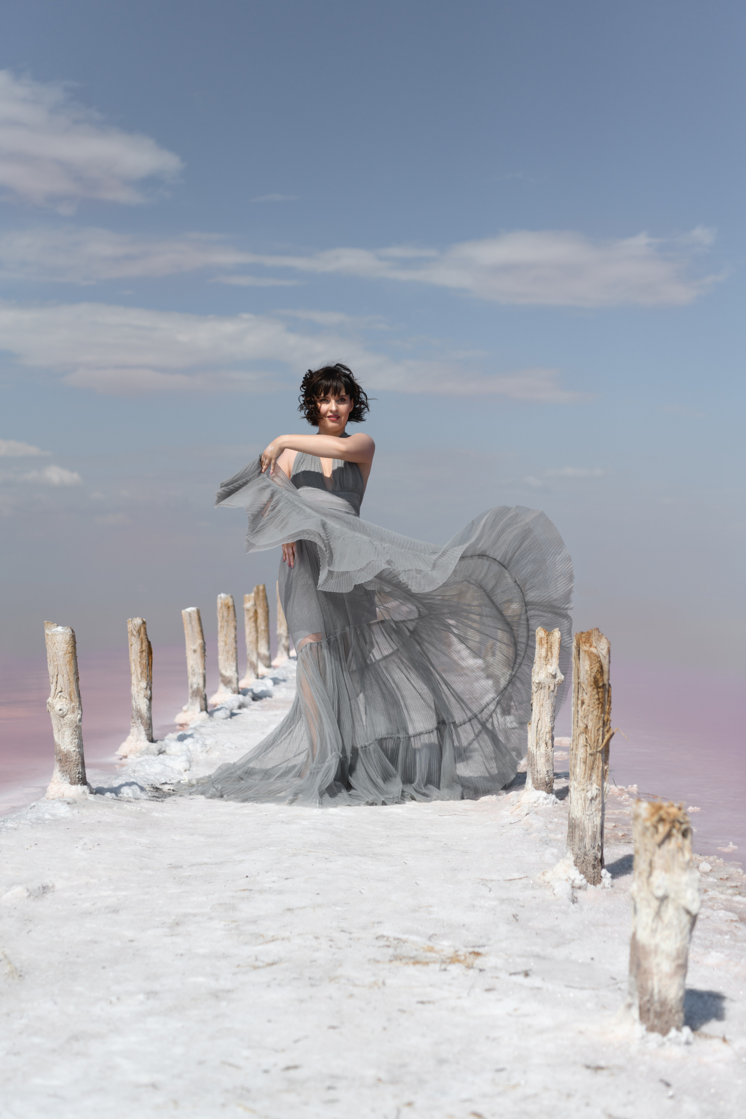 Розовое озеро. Фотограф беременности в Крыму Бобкова Ирина