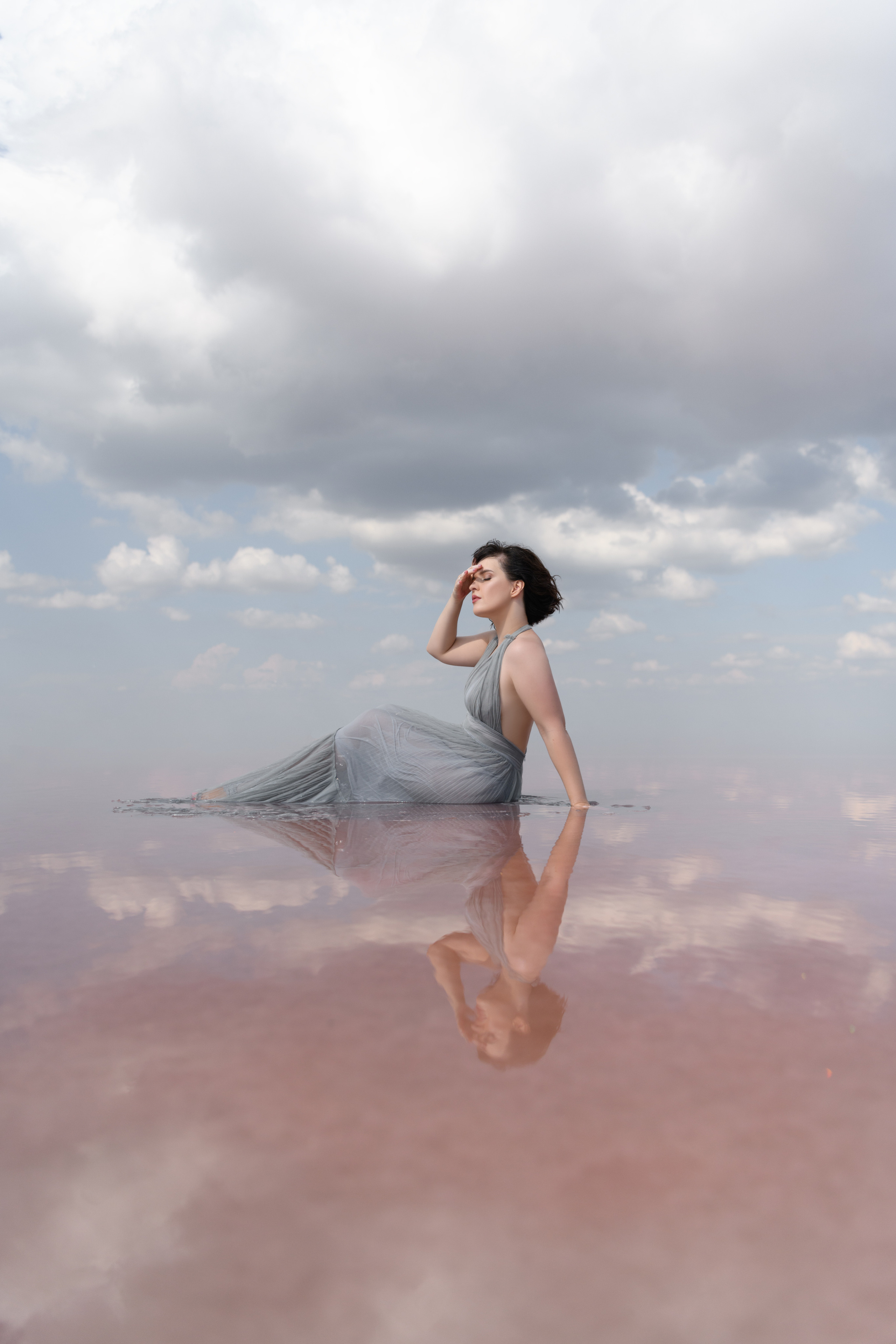 Розовое озеро. Фотограф беременности в Крыму Бобкова Ирина