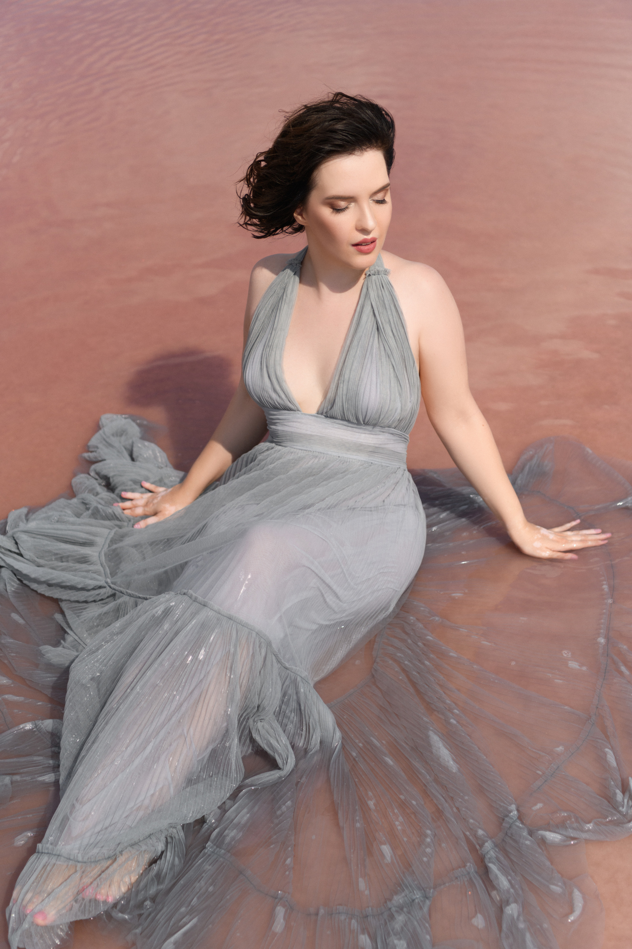 Розовое озеро. Фотограф беременности в Крыму Бобкова Ирина