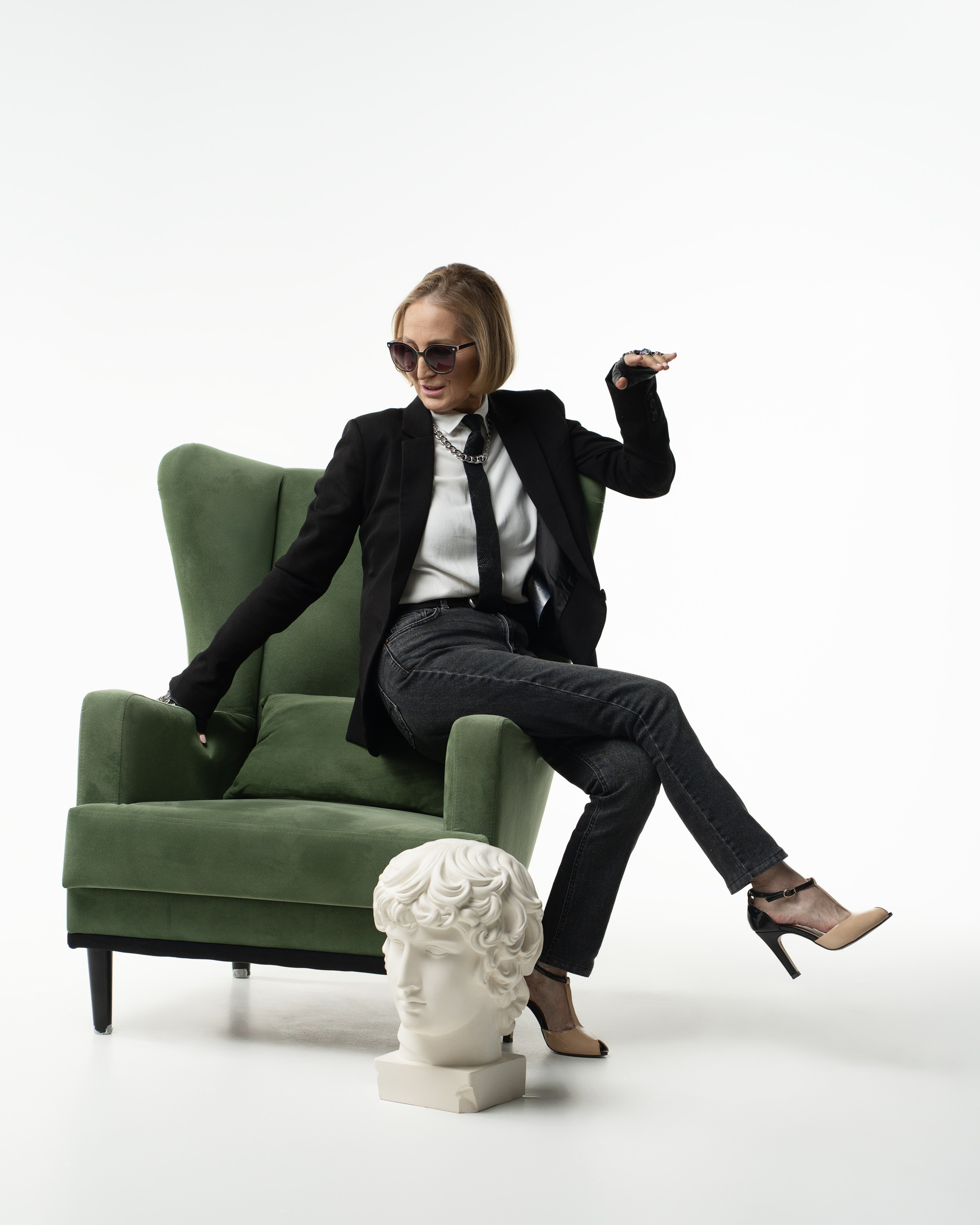 Karl Lagerfeld. Professional retoucher Aliya Sultanova