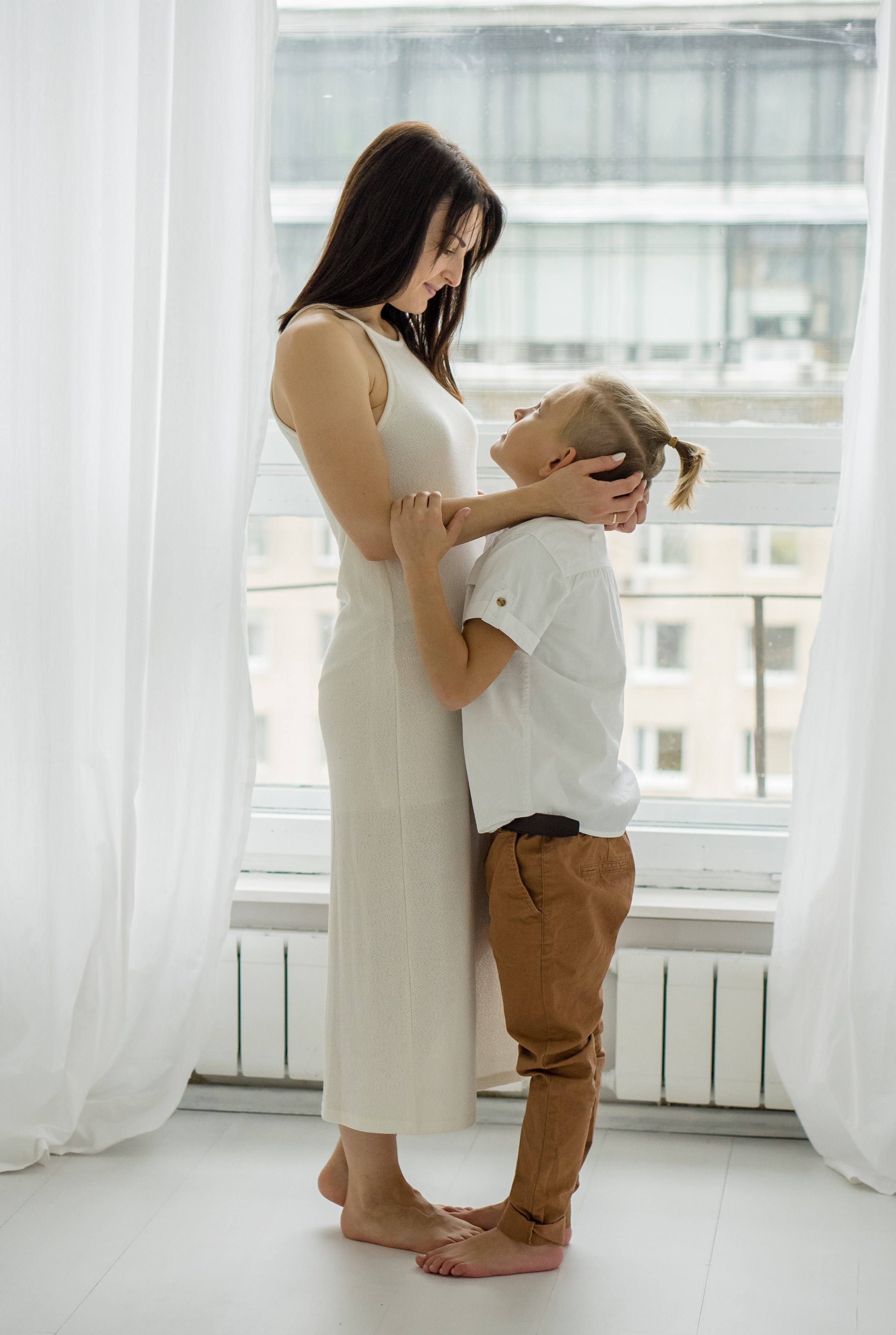 Семейная фотосессия семьи К. в фотостудии. Фотограф Ольга Игорева