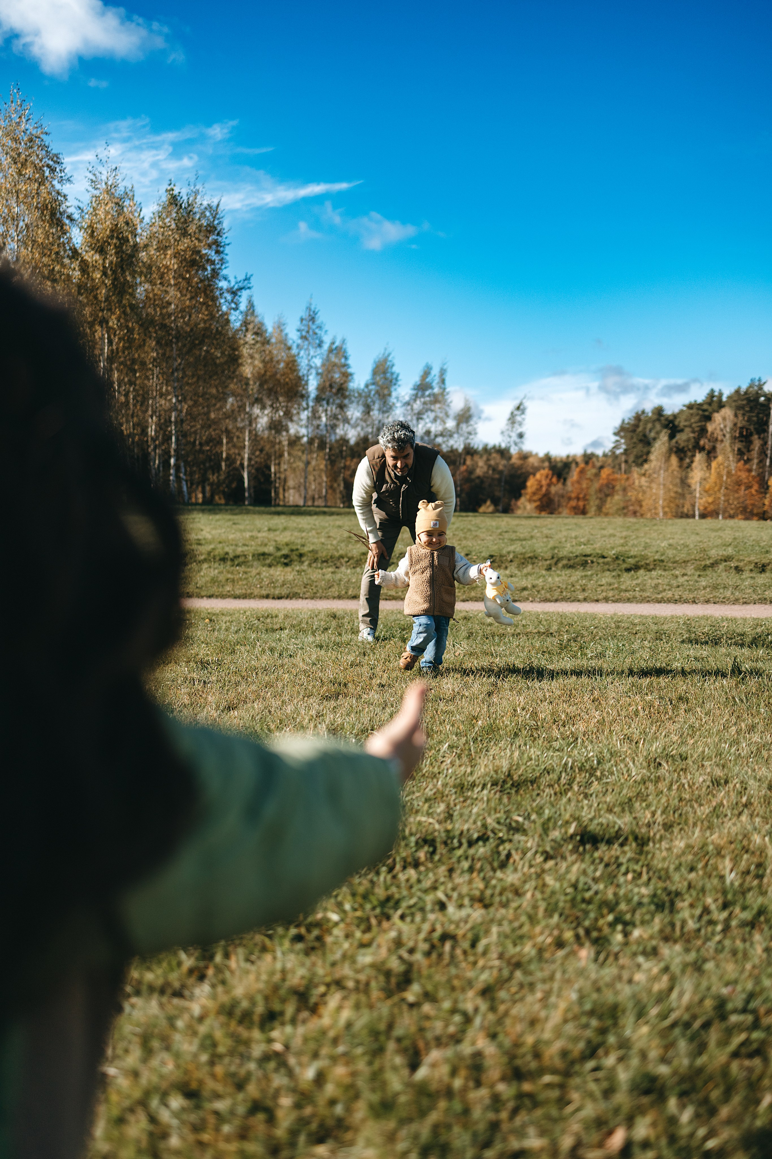 Осенняя семейная съемка. Фотограф Анималист в Москве Анастасия Жучкова