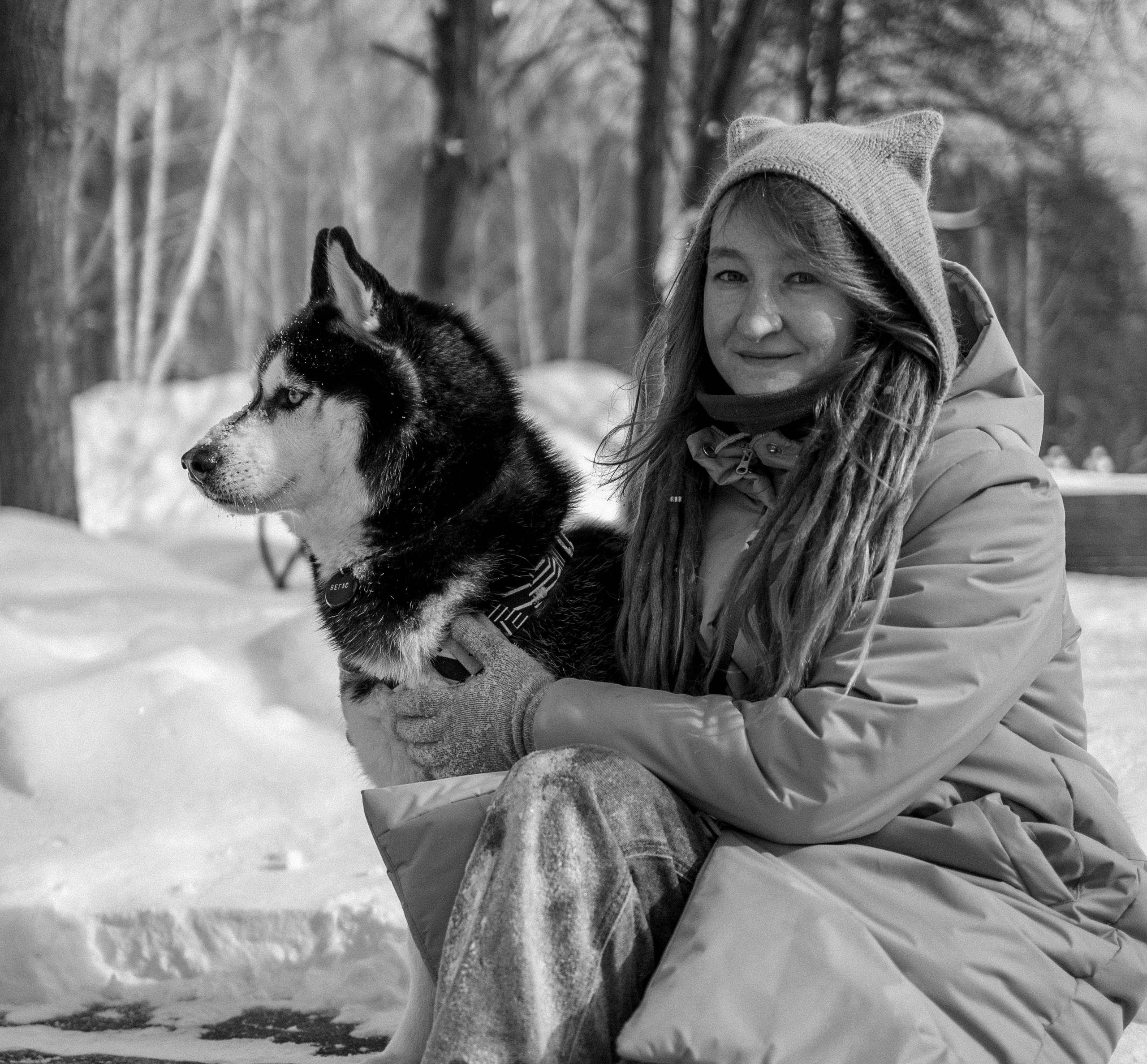 Анна и Вегас. Фотограф-анималист в Екатеринбурге | Кристина