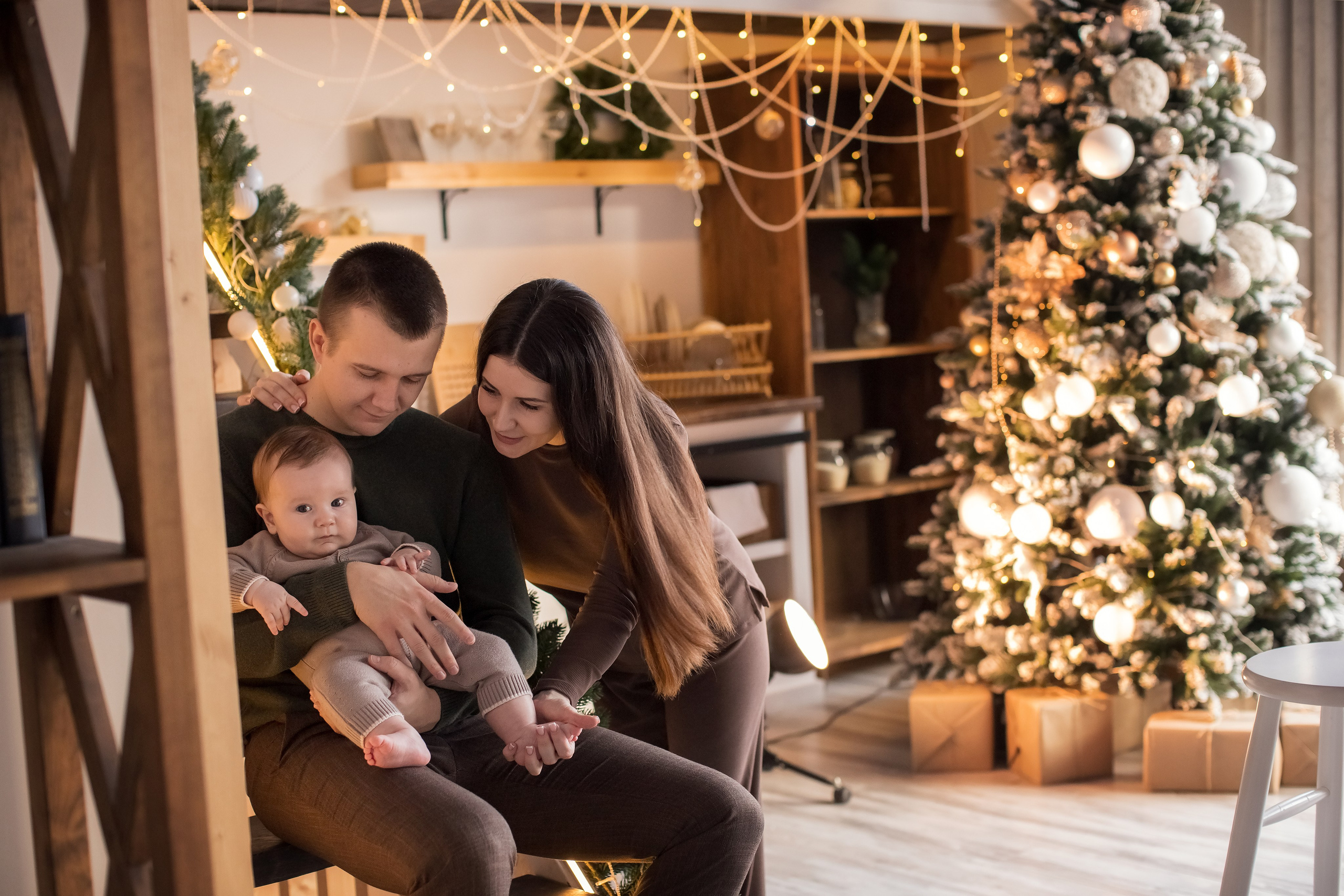 Первый Новый год. Семейный и детский фотограф в Саратове Полина Коткина