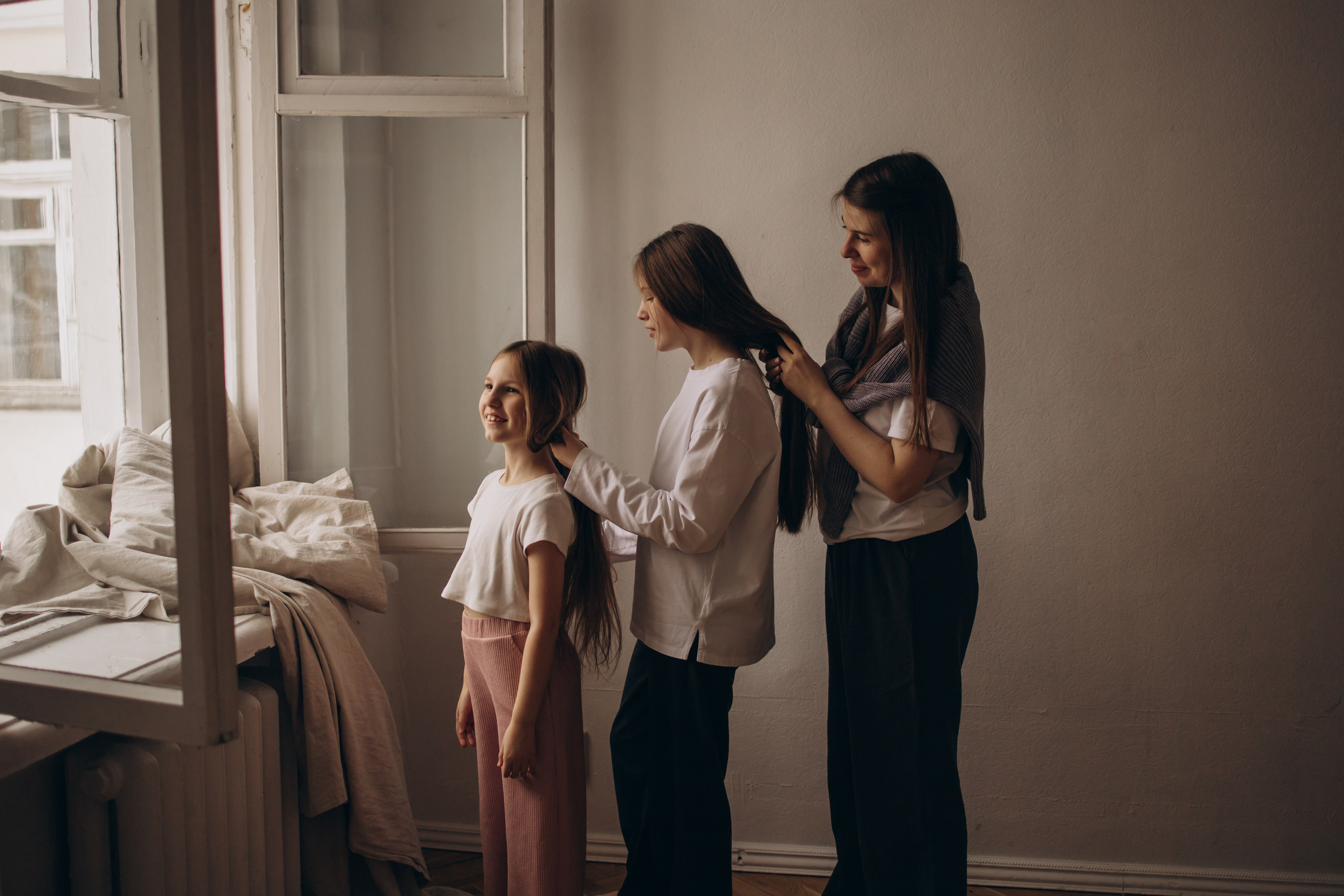 Ксеня, Даша, Василина. Семейный фотограф Екатерина Еремеева