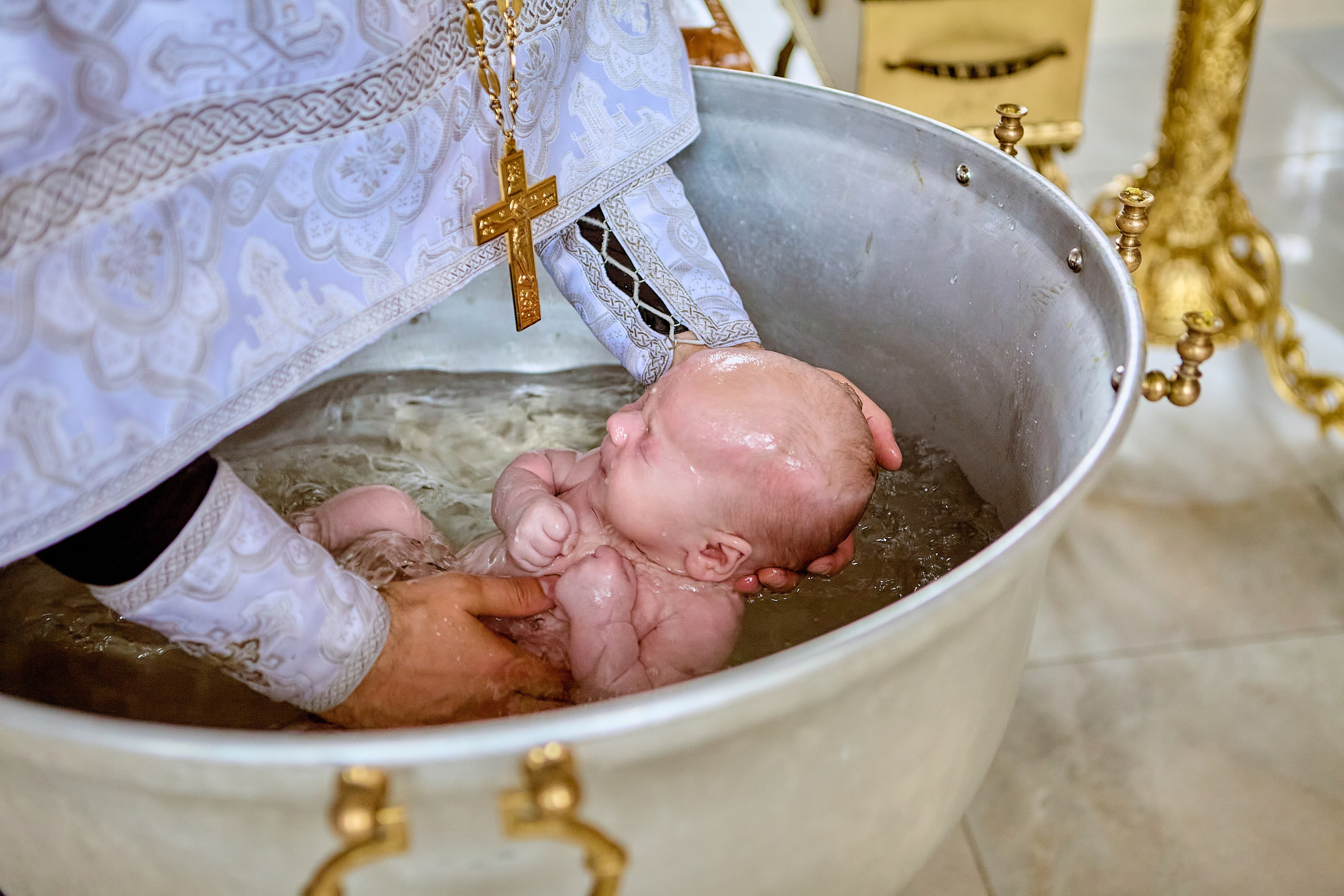 Таинство Крещения младенца Марка