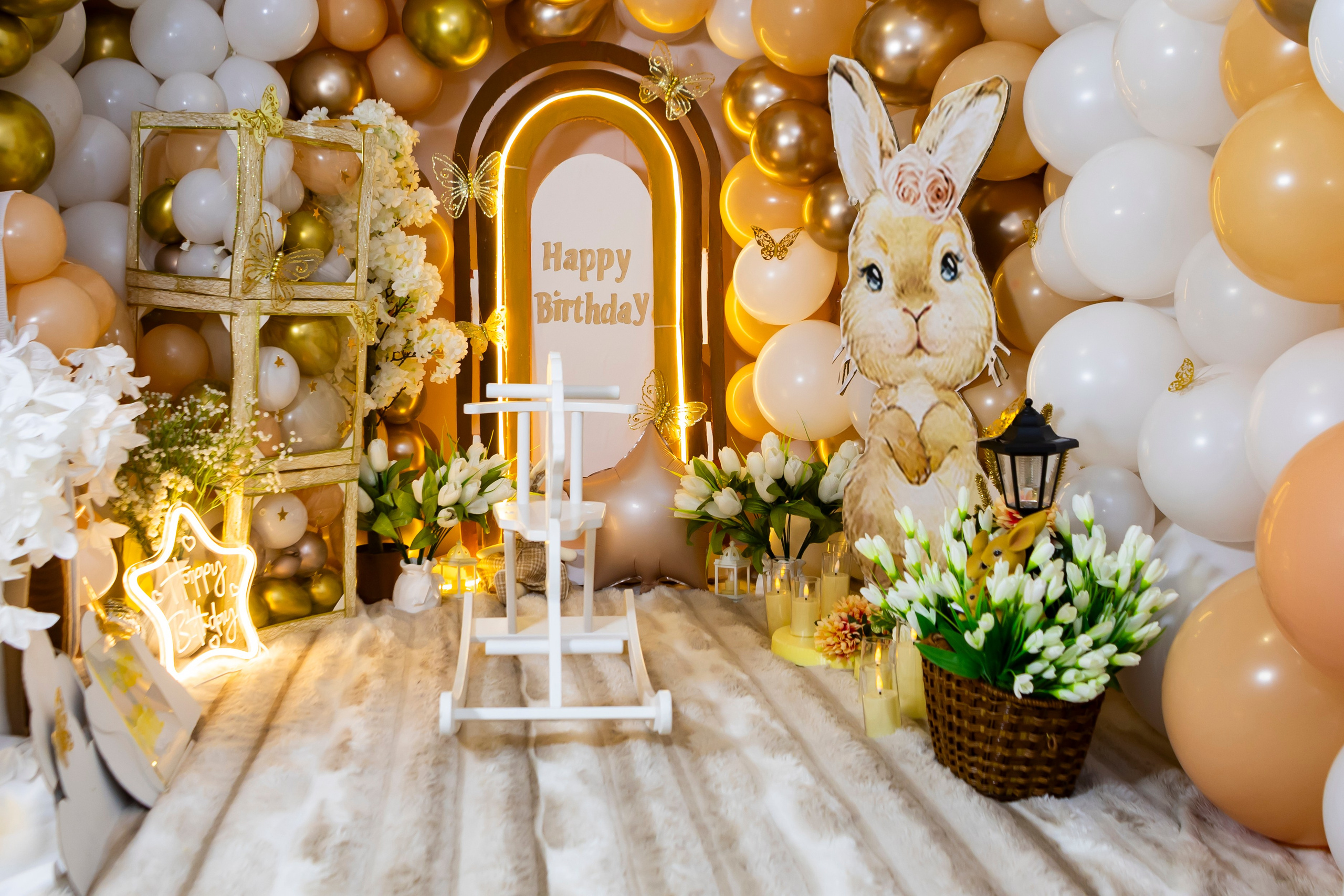 Фотозона Зайчик. Детская фотостудия «Чудо малыш»