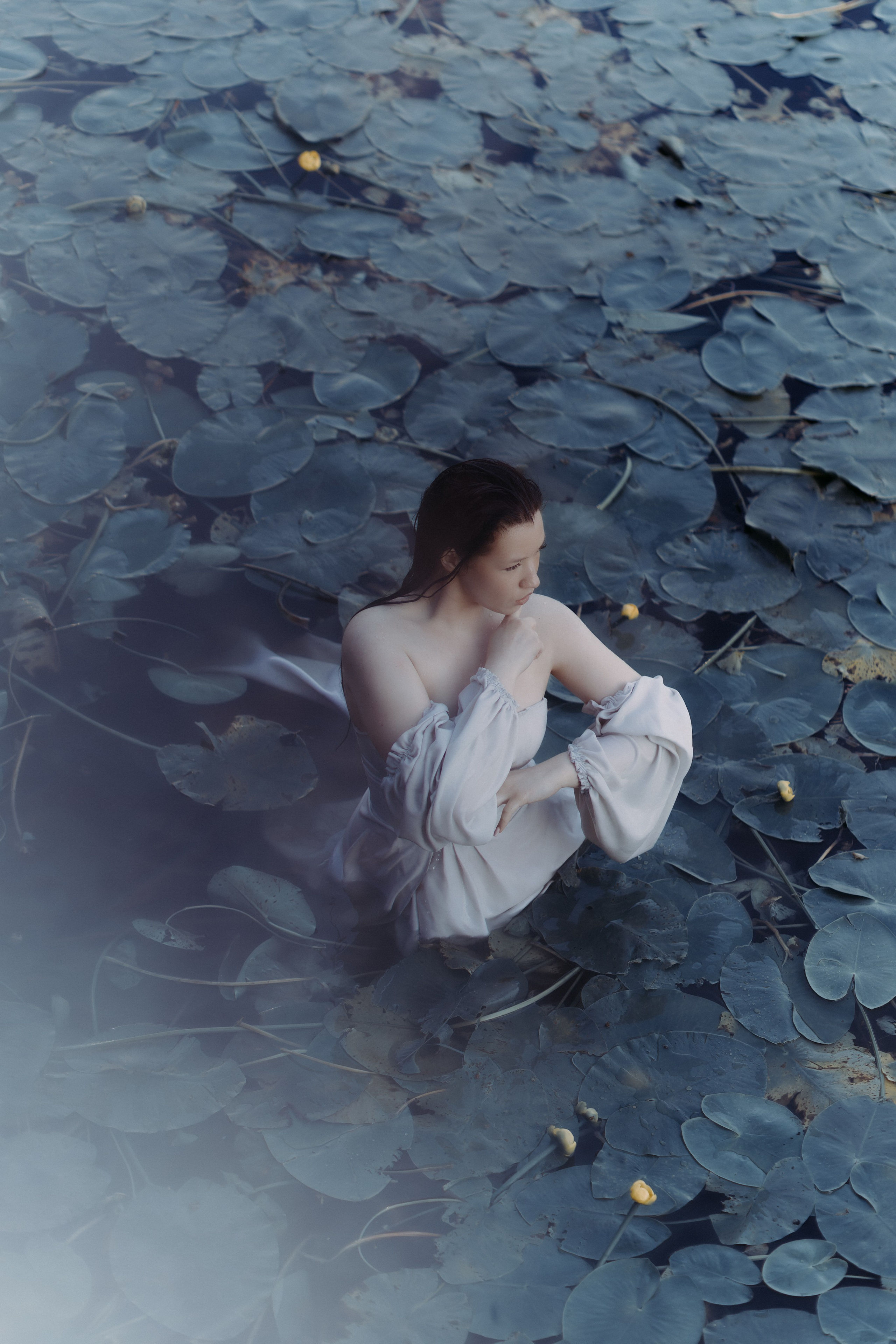 В пруду. Свадебный и портретный фотограф в Санкт-Петербурге Анна Демьянова