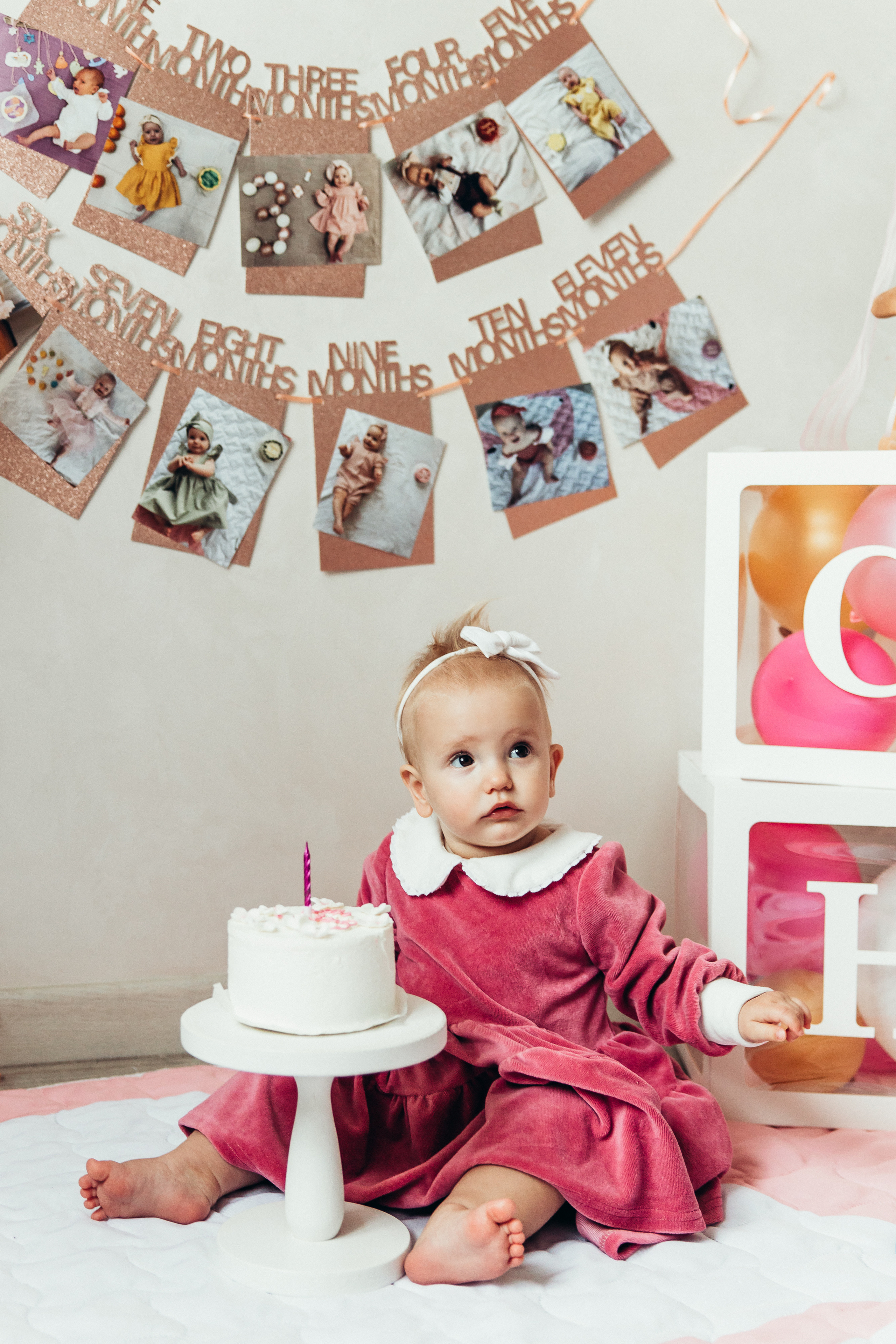 Один год Есении. Семейный и детский фотограф в Краснодаре. Фотограф новорожденных. Фотограф ньюборн. Фотограф родов Краснодар. Катя Угнивенко