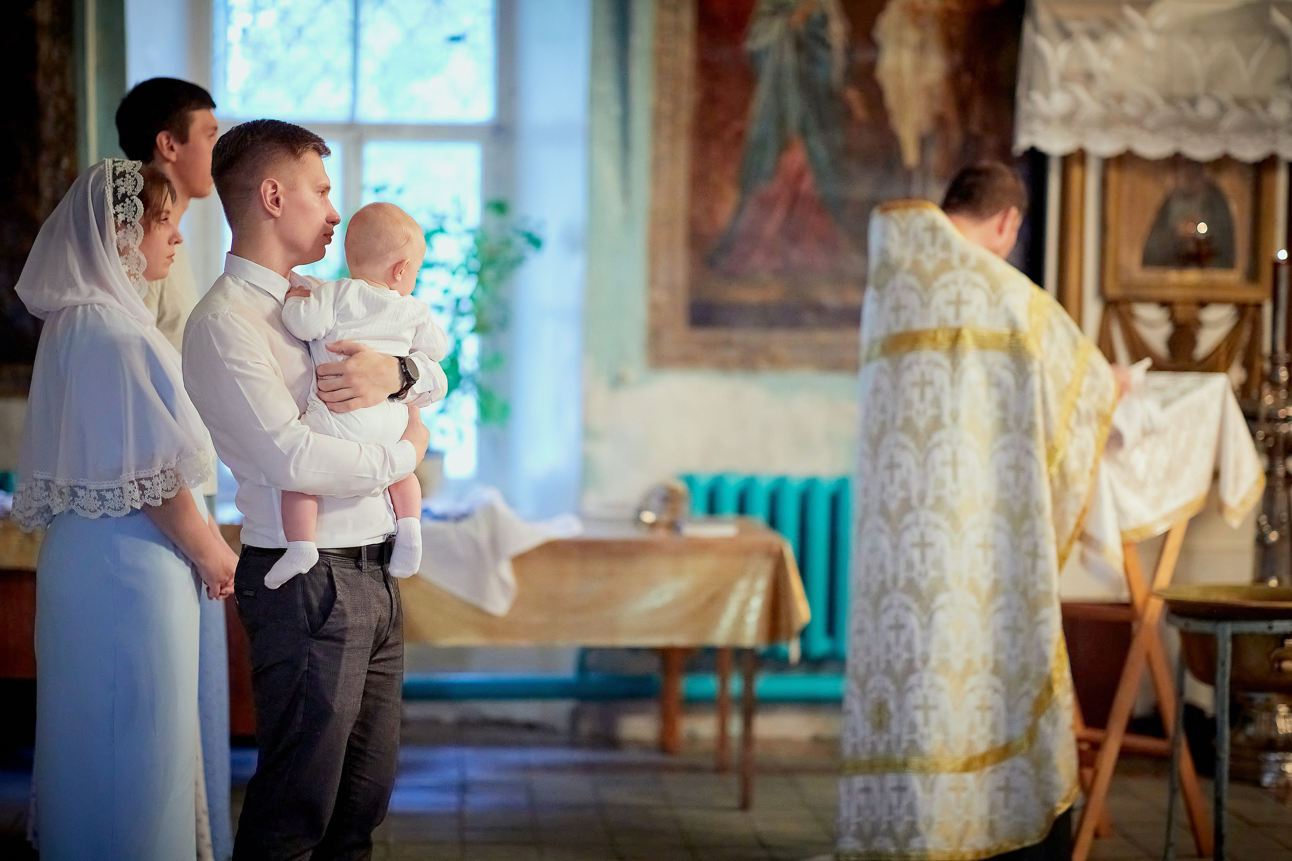 Крещение Егорушки. Семейный и детский фотограф в Ярославле Юлия Галашина