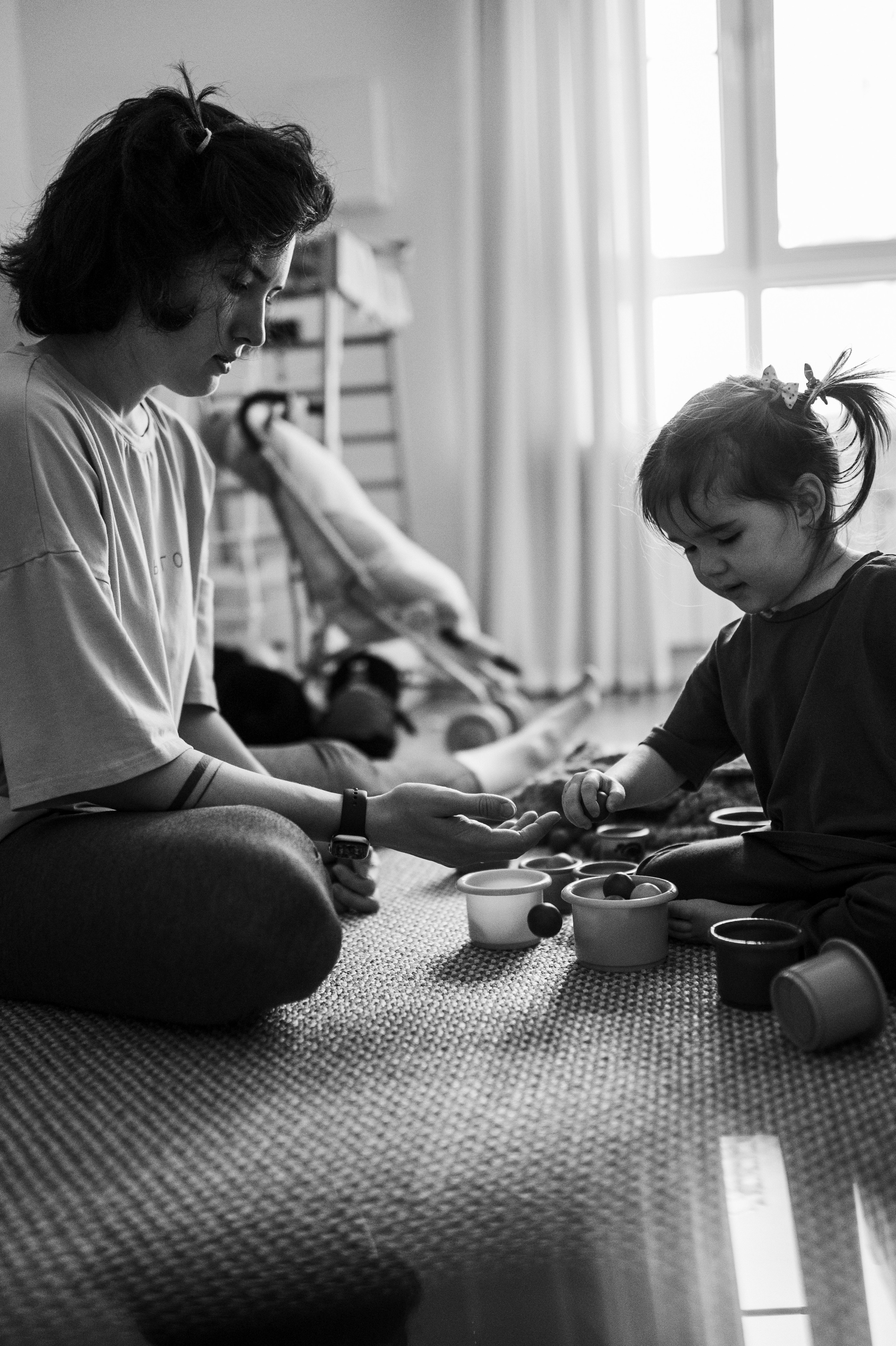 Руслан, Марта и Кира дома. Семейный и свадебный lifestyle-фотограф в Москве Мария Петрова