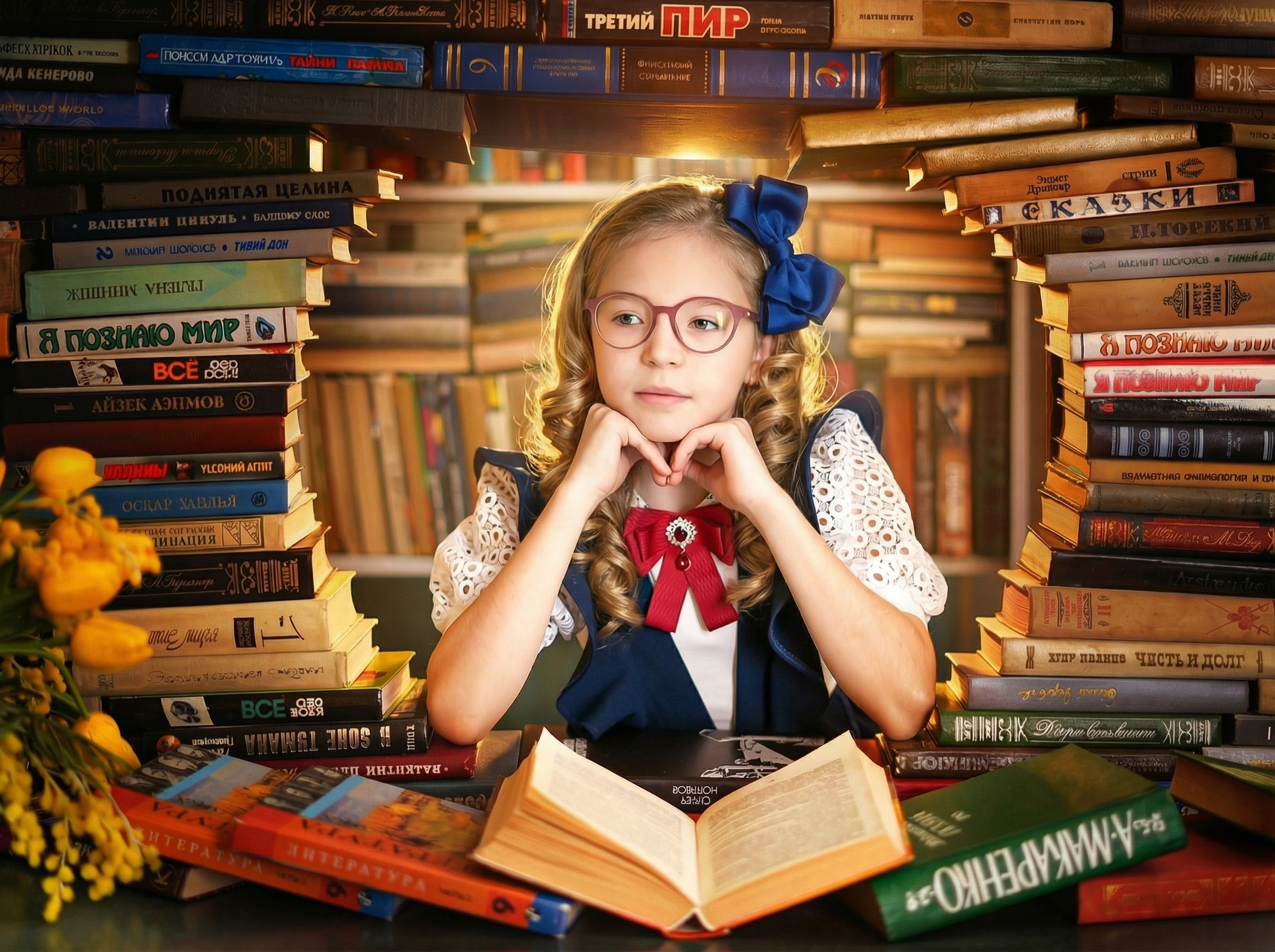 Пример школьных фото из альбомов