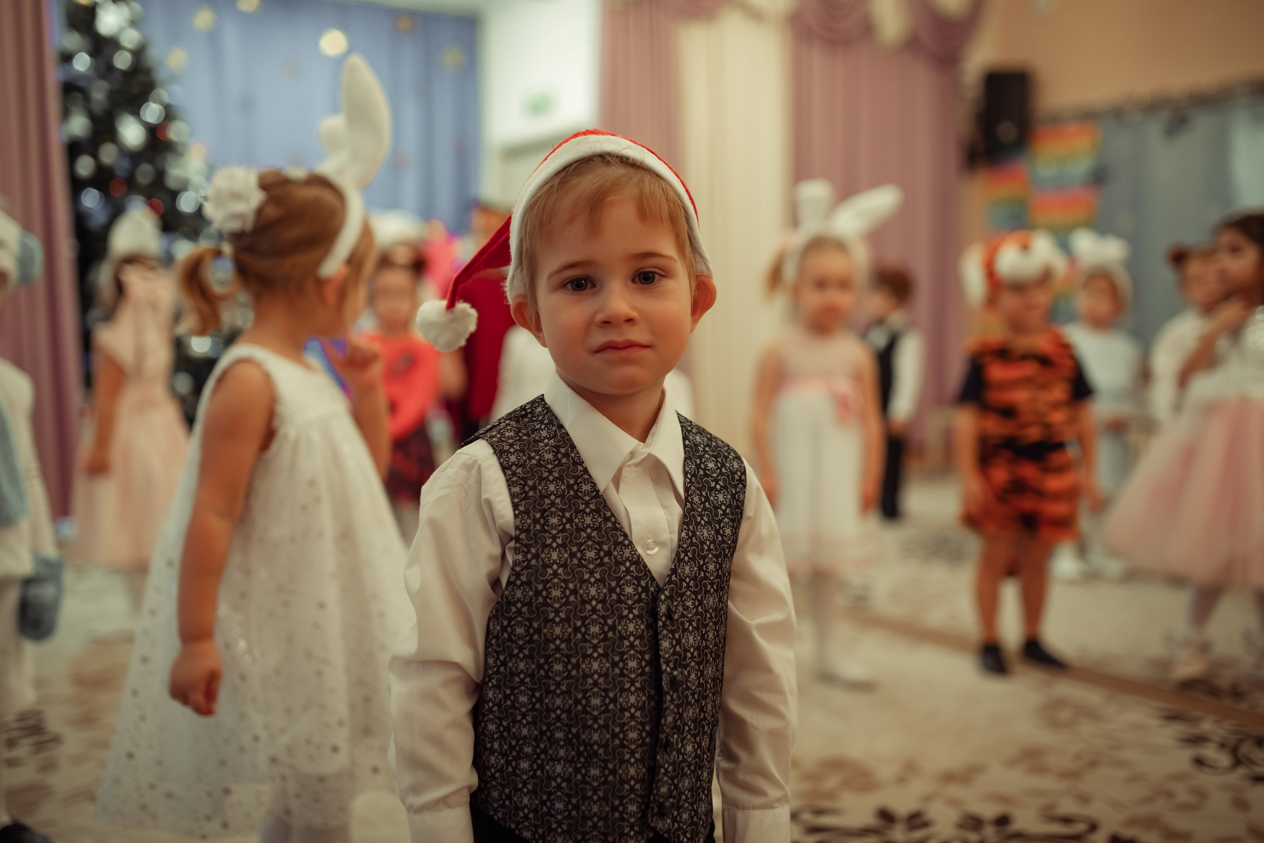 Новогодний утренник в детском саду. Семейный и детский фотограф в Москве Дорогова Екатерина
