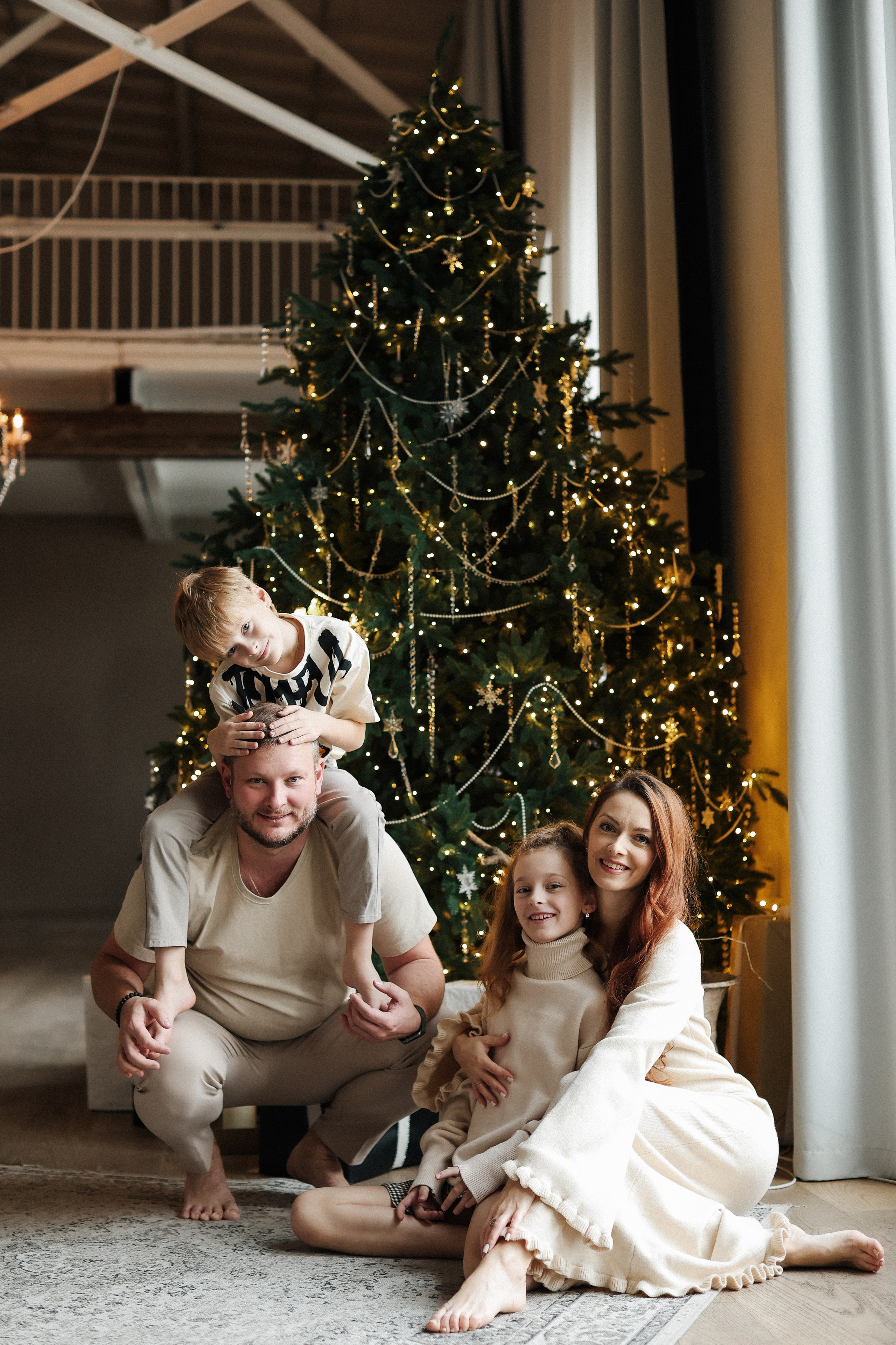 Новый год в кругу семьи. Семейный и lovestory фотограф в Москве Светлана Коняхина