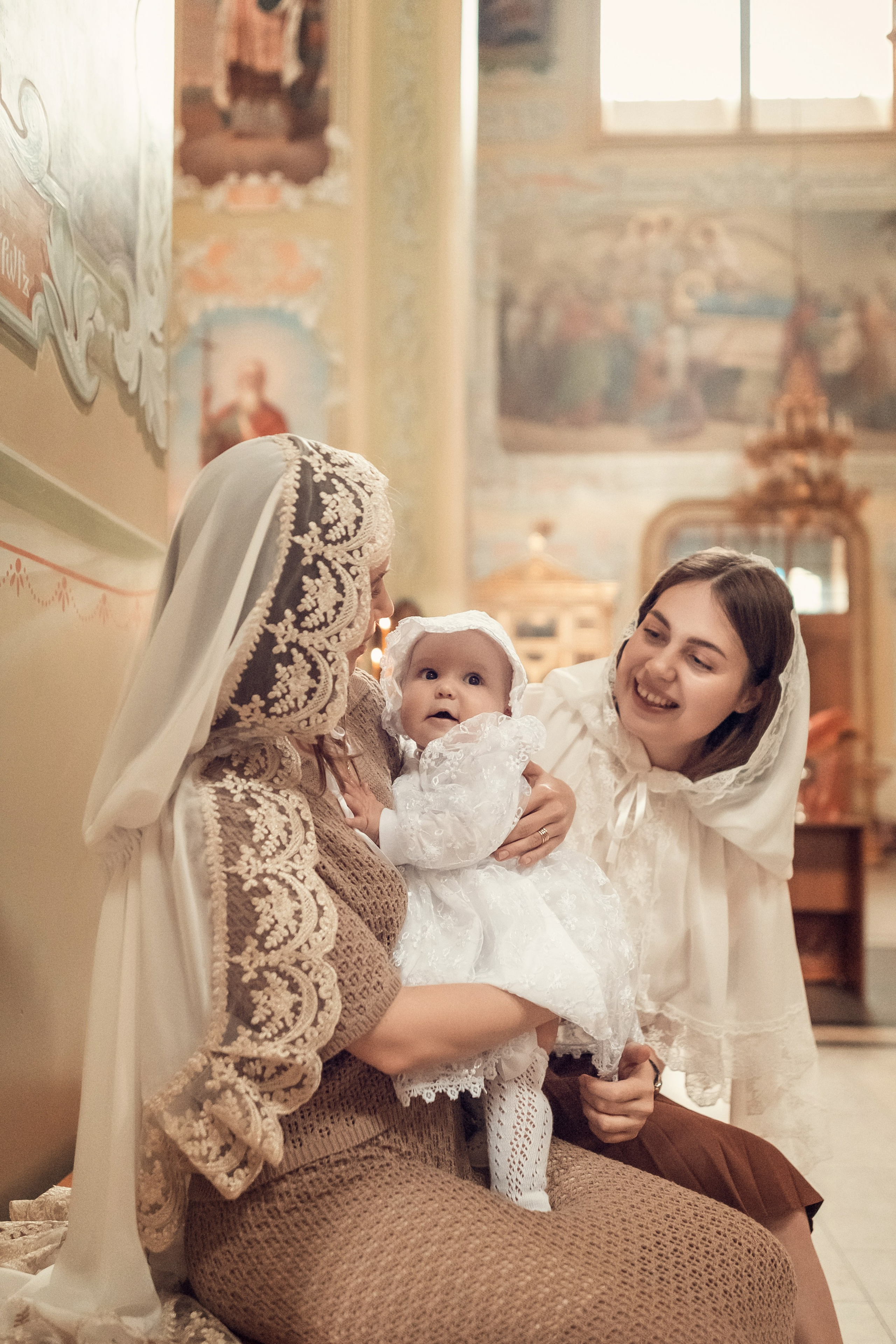 Таинство Крещения Марии в соборе Покрова Божьей Матери. Главная