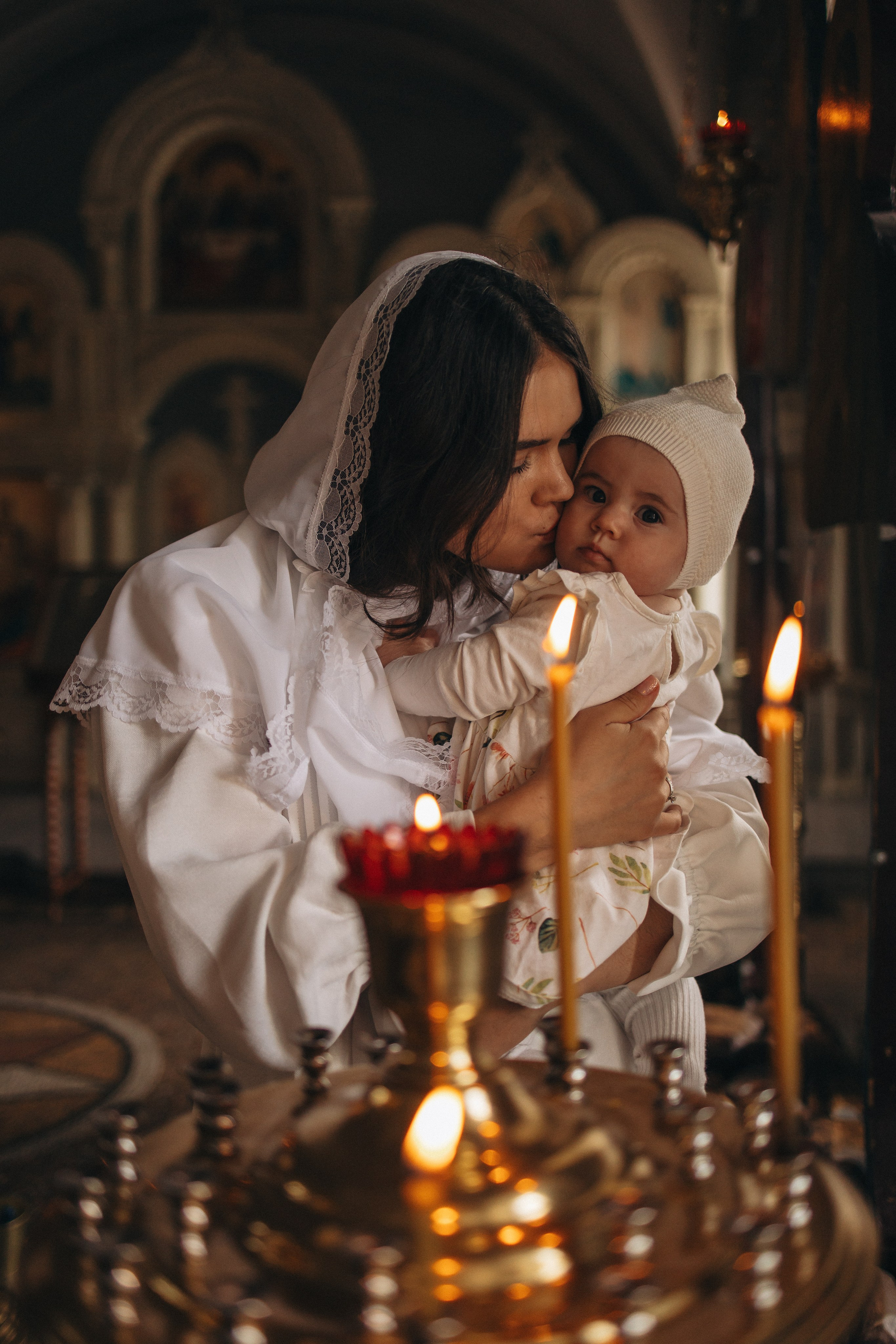 Крещение Есении. Фотограф Анастасия Бобылева, Москва и Московская область