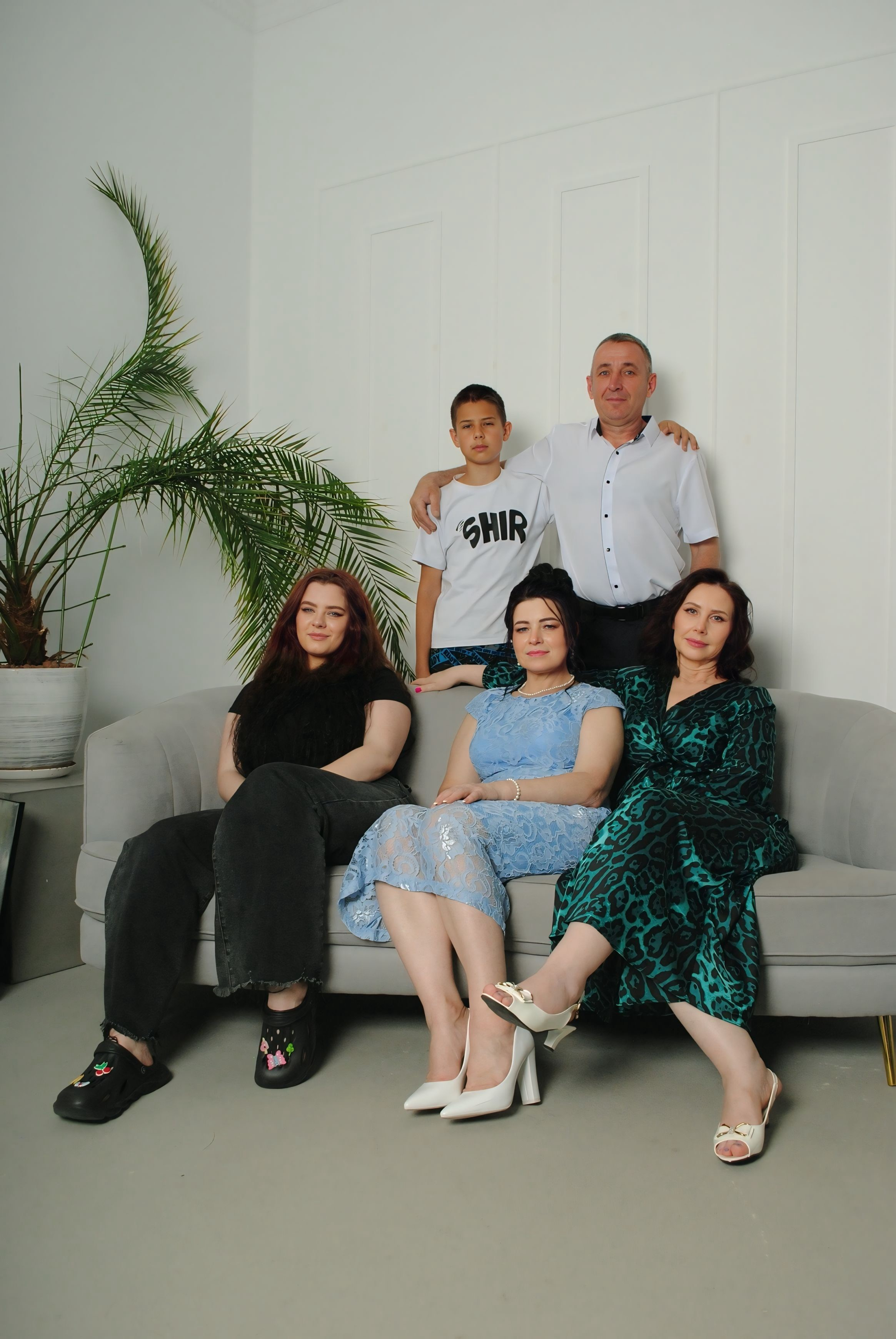 Елена и семья. Фотограф Мария Мусаелян