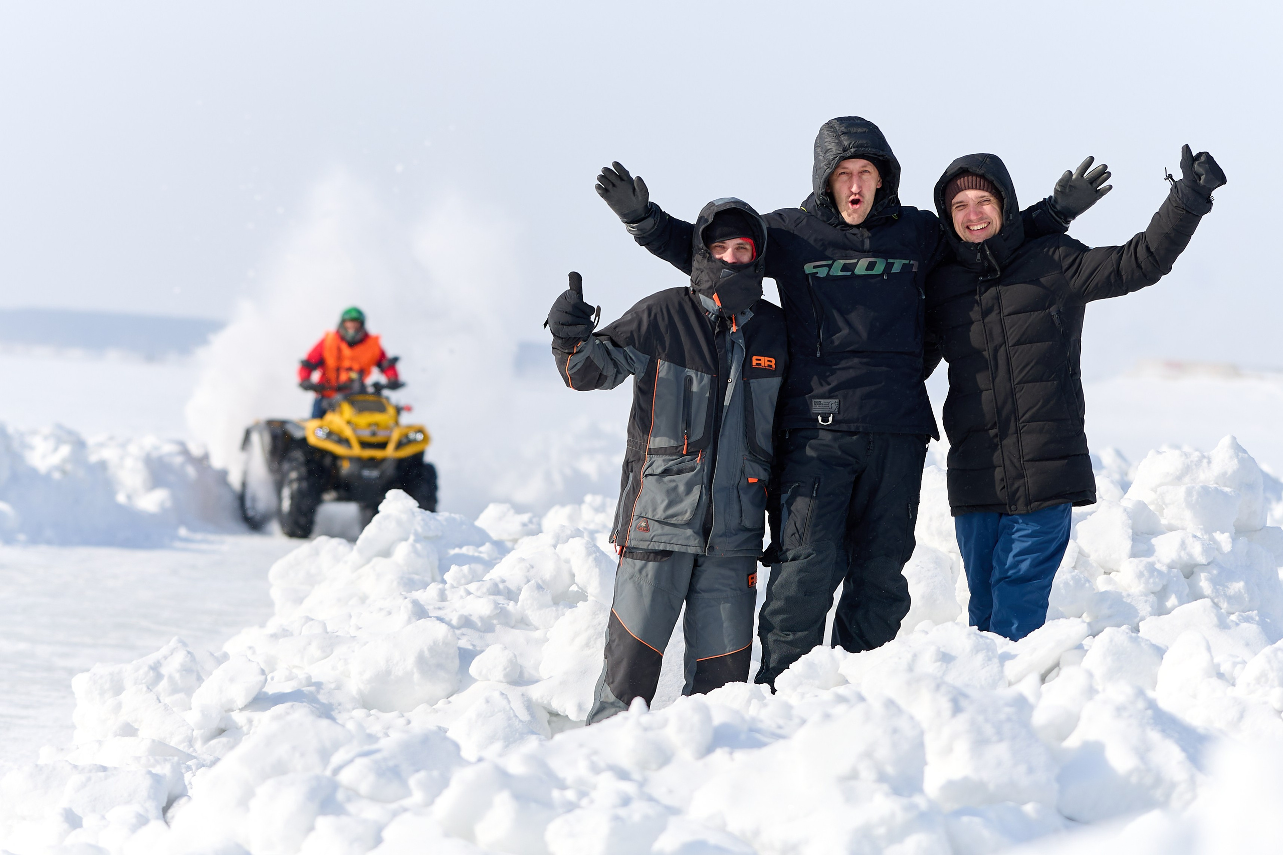Топим Лёд — 2026. Соревнования на квадроциклах. Фотограф в Новосибирске Алена Скокова