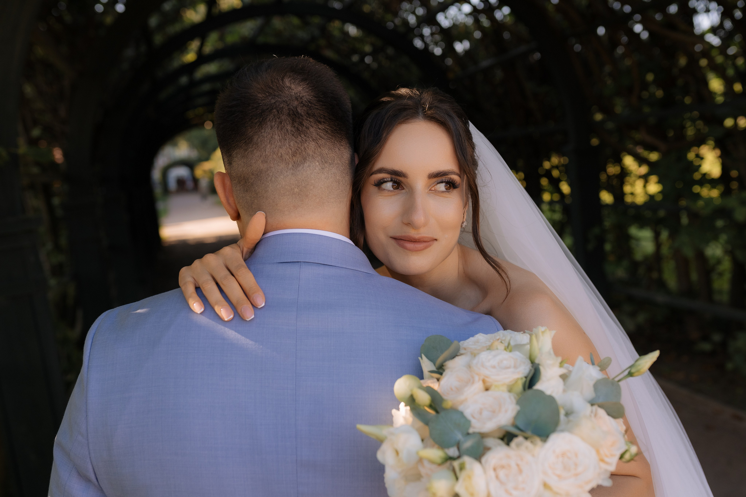 Свадебная фотосессия в Москве, парк Кусково. Свадебный фотограф в Москве Анна Полушина