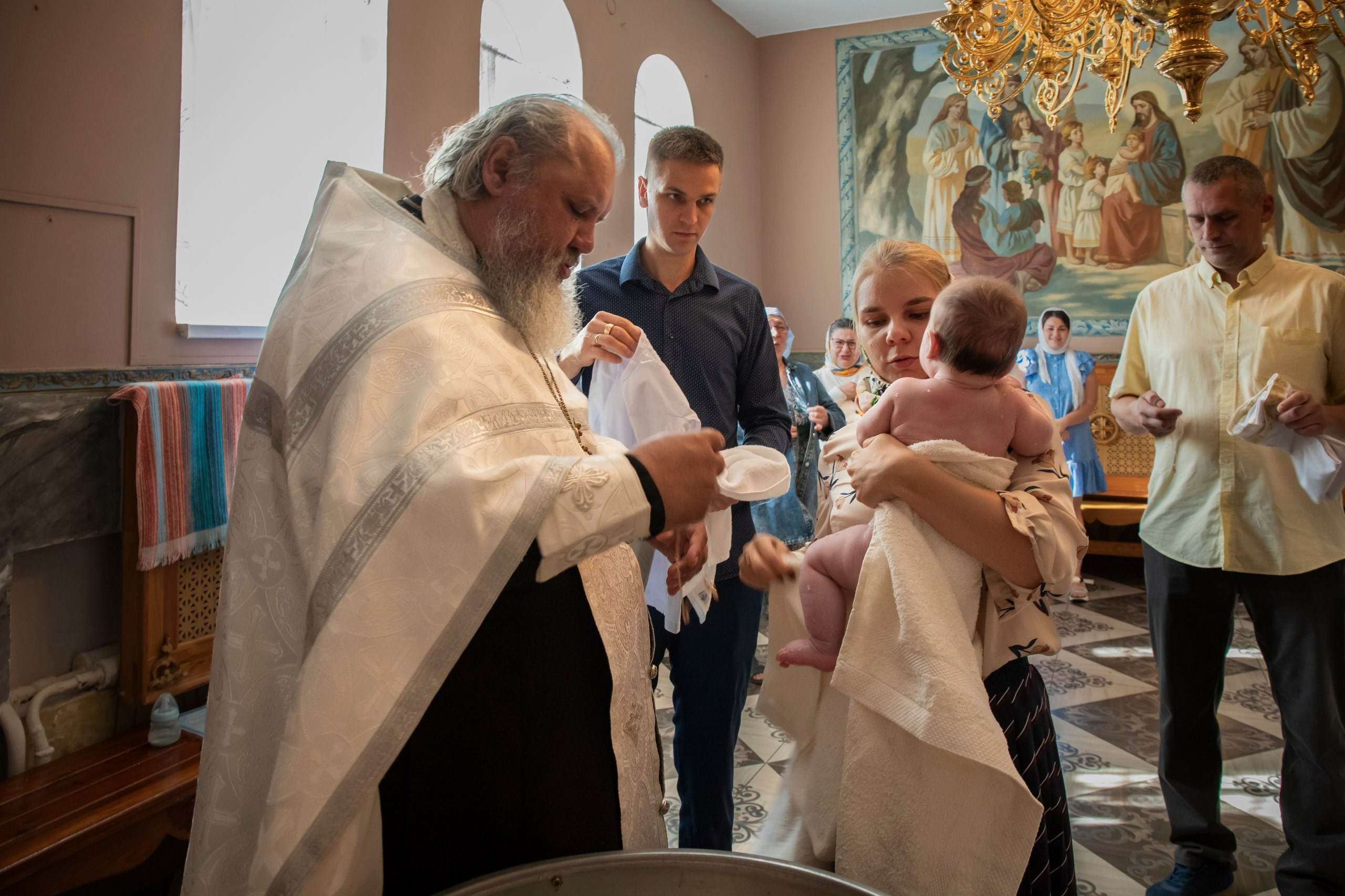 Крестины Апполинарии. Арт- фотограф Москва