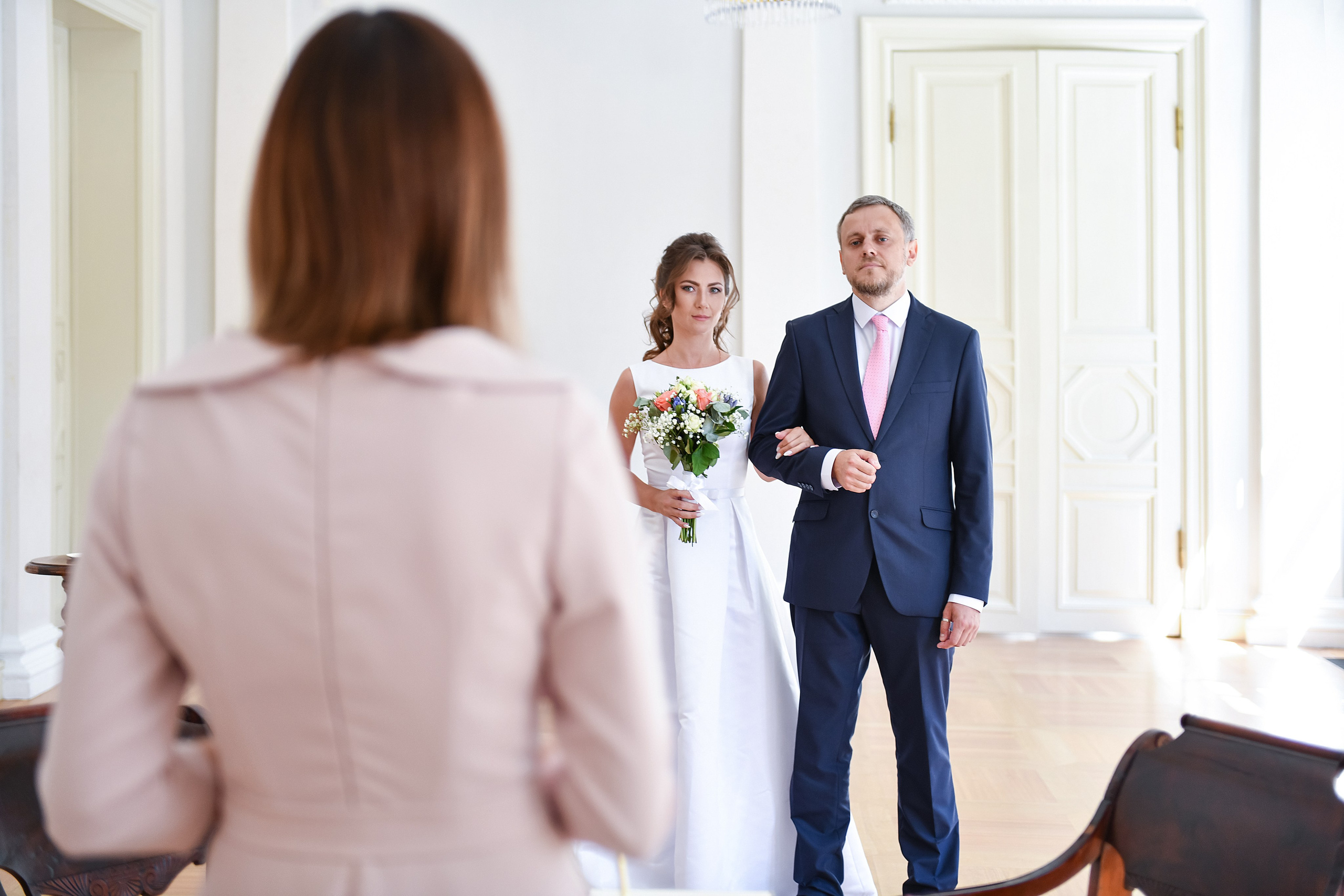 Регистрация брака Владимира и Ирины. Свадебный и портретный фотограф в Москве Галина Борисова