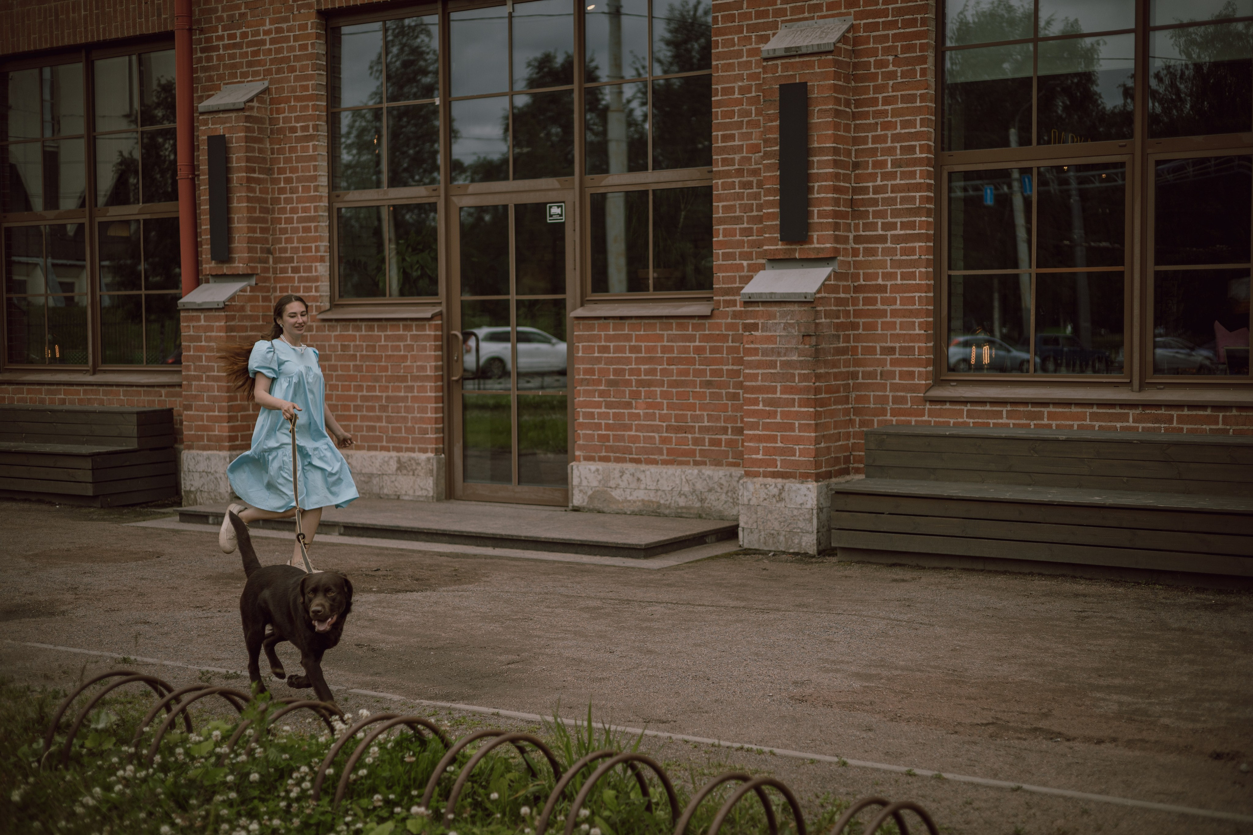 Оля и шоколадный Тимофей. Фотограф — анималист •love-story•|Санкт-Петербург