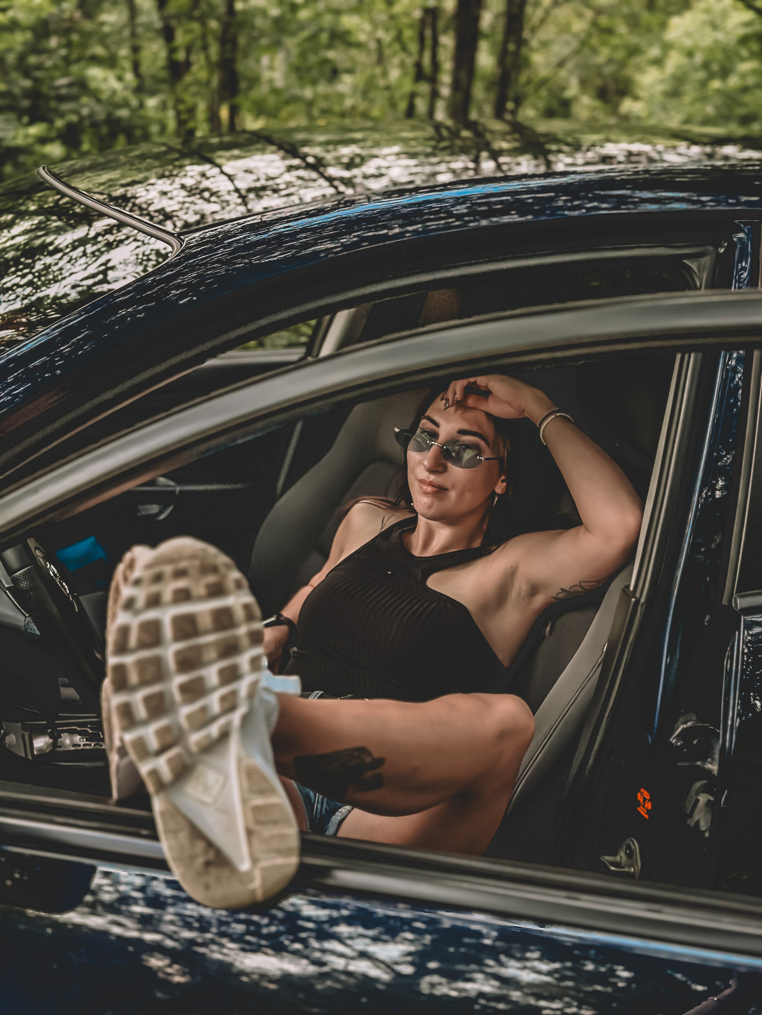 Тандем Драйва: фотосессия вас и вашего автомобиля. Карина и Mazda. Ирина Санрайз — Автомобильный фотограф в Москве