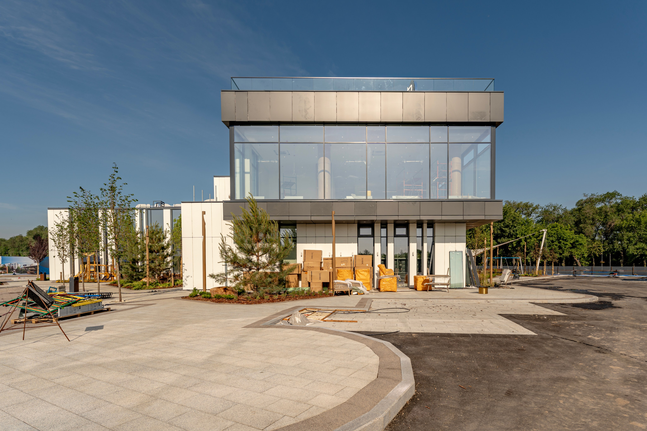 Алматы, ход строительства отдела продаж Bi Group Dream City Tech, июнь 2025. Интерьерный фотограф Алматы