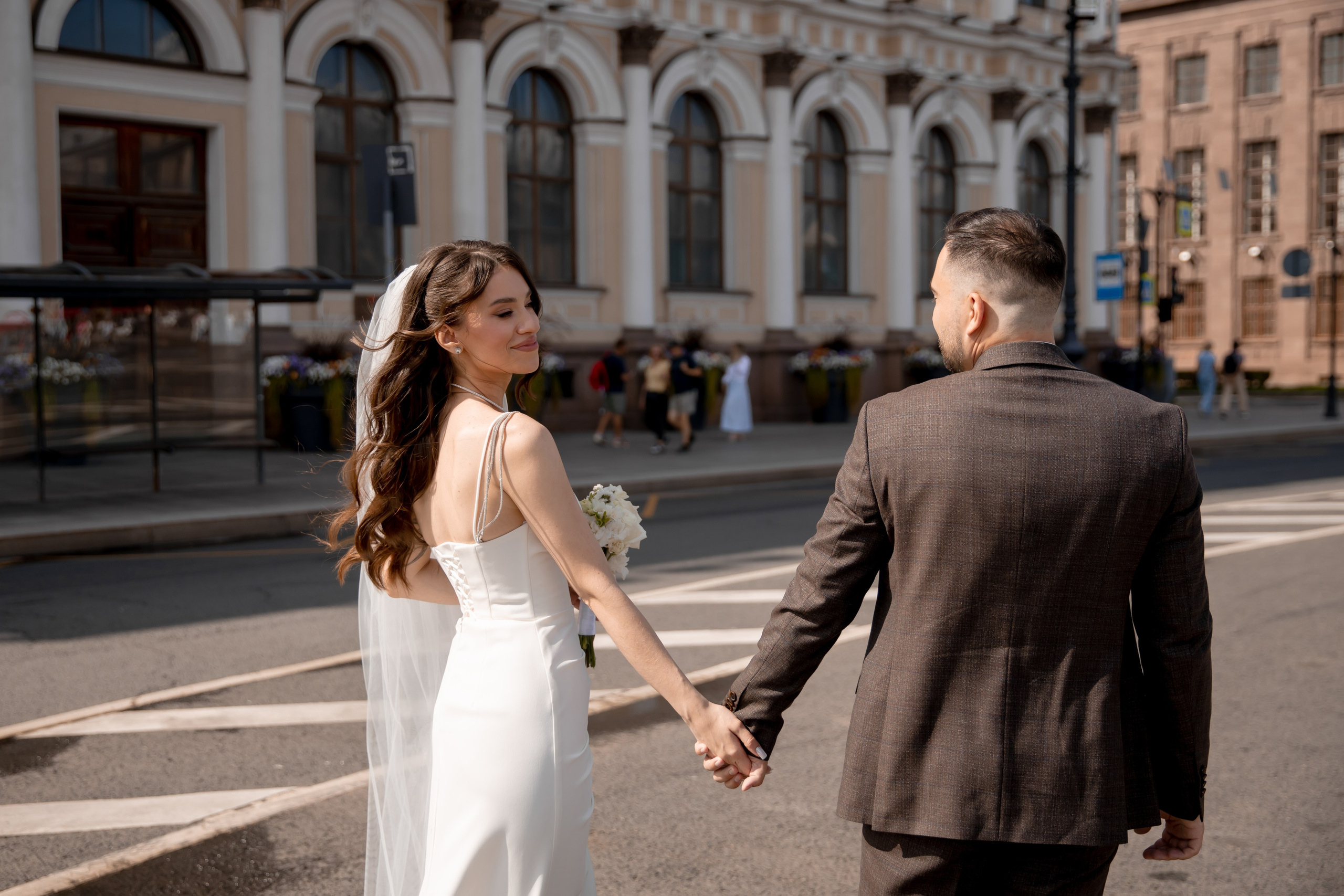 Анна и Александр / Прогулка + ЗАГС. Свадебный и семейный фотограф в Москве Диана Левченко