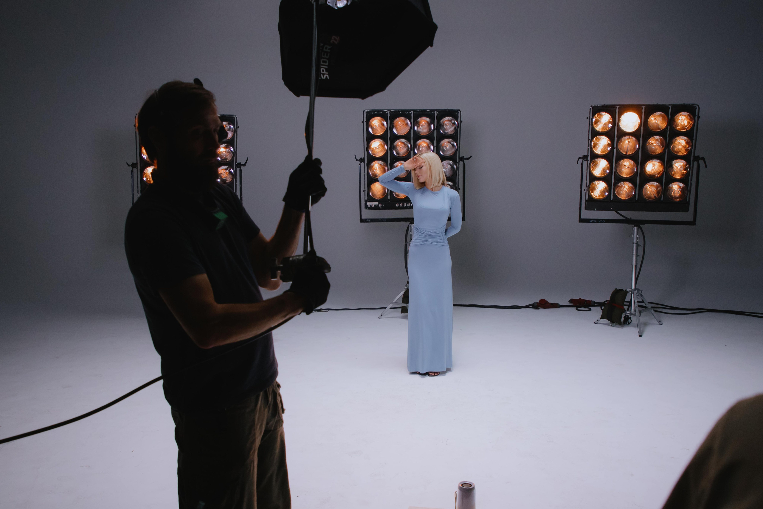 Съемка клипа Юлианны Карауловой и Бьянки. Фотограф в Москве и Санкт-Петербурге Дарина