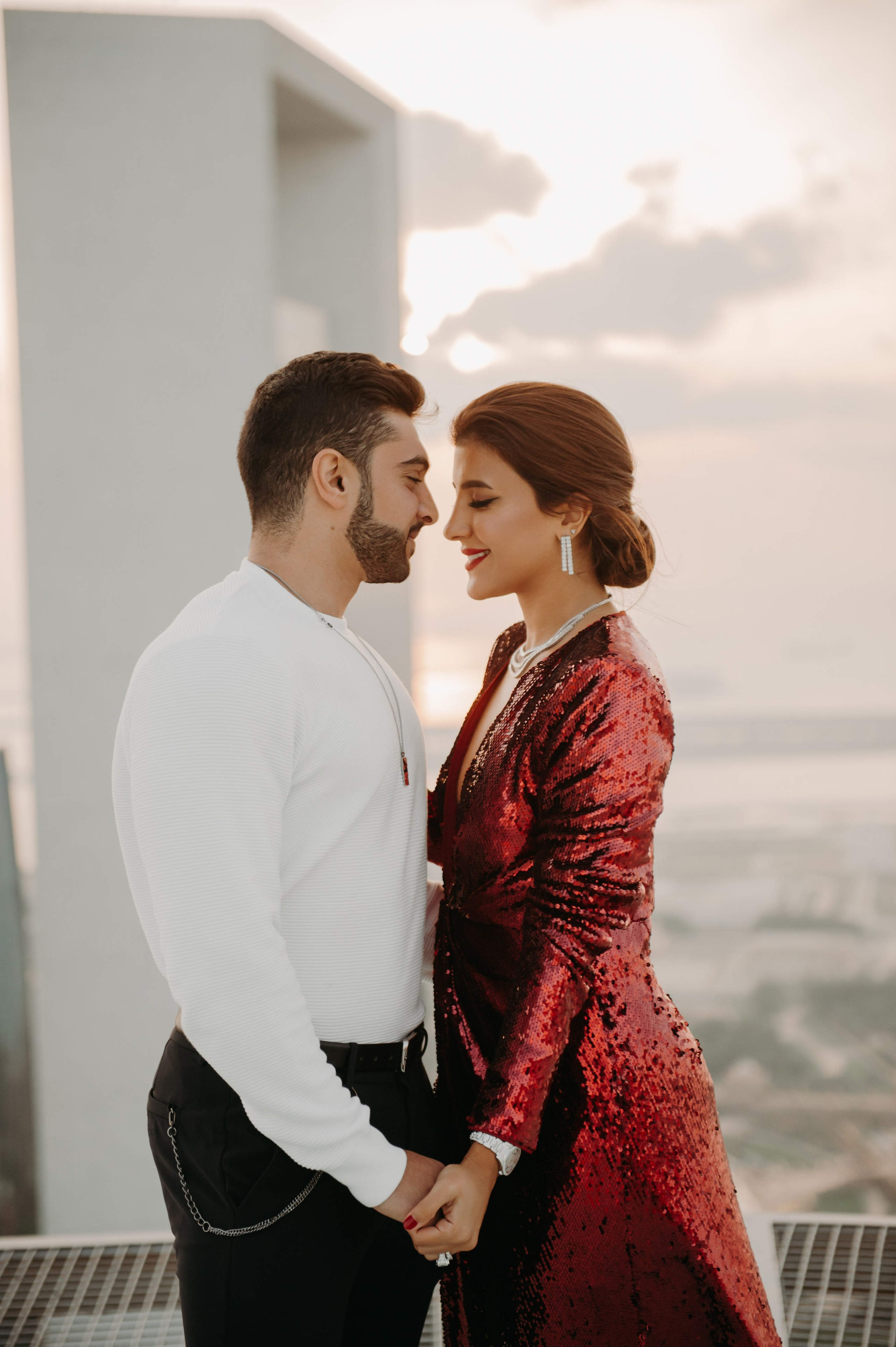 Love Story на высоте (Абу Даби). Фотограф в Москве и Санкт-Петербурге Дарина