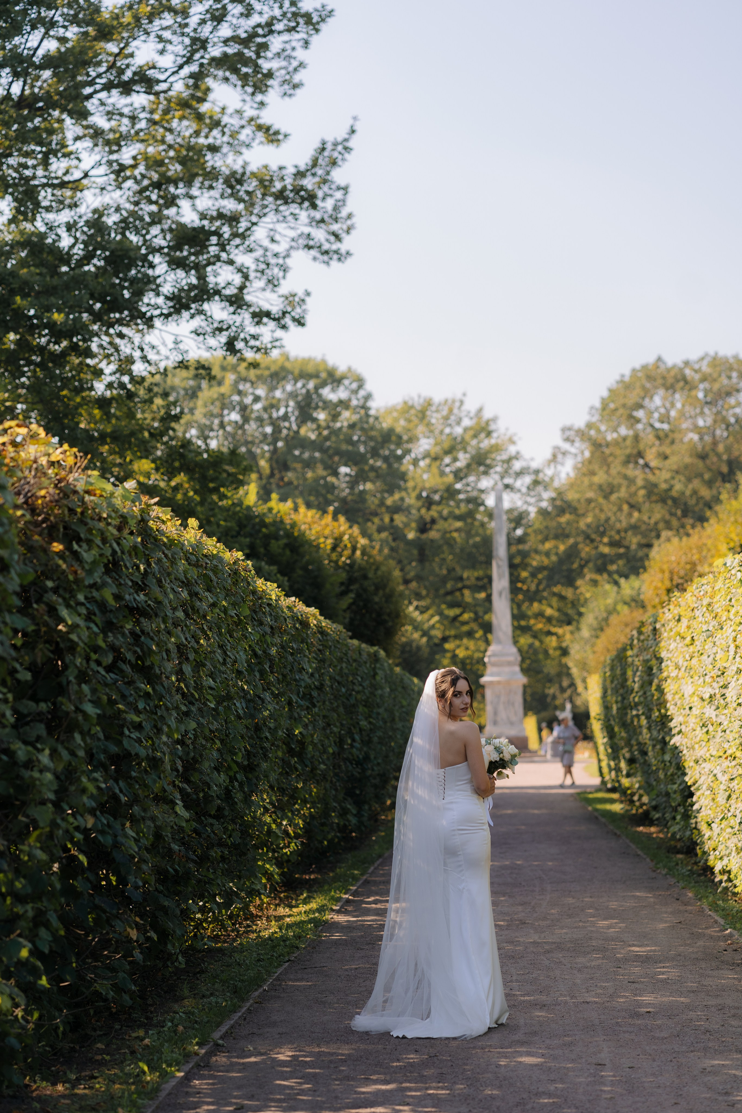 Свадебная фотосессия в Москве, парк Кусково. Свадебный фотограф в Москве Анна Полушина