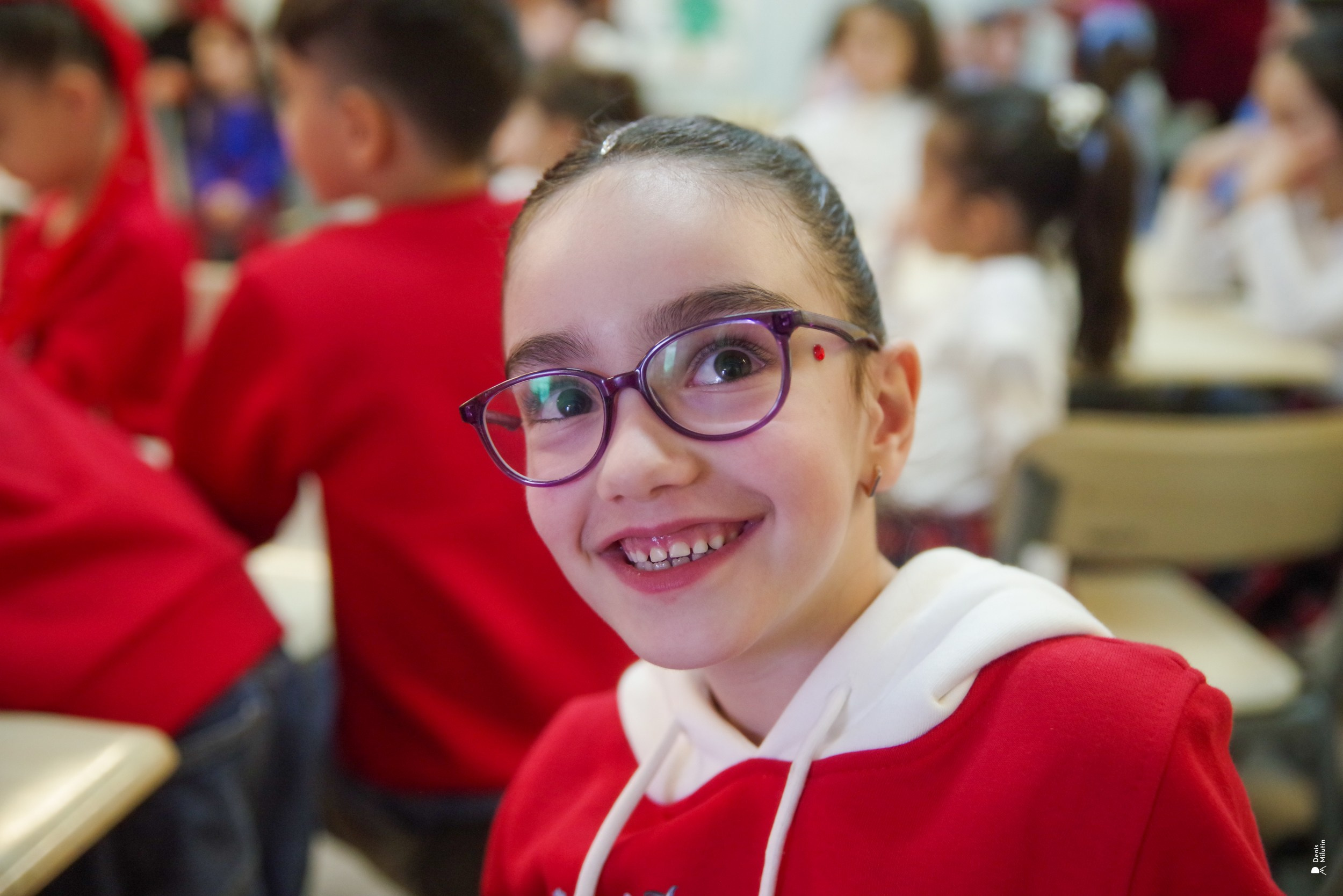 Викторина в школе. Портретный фотограф Денис Милютин