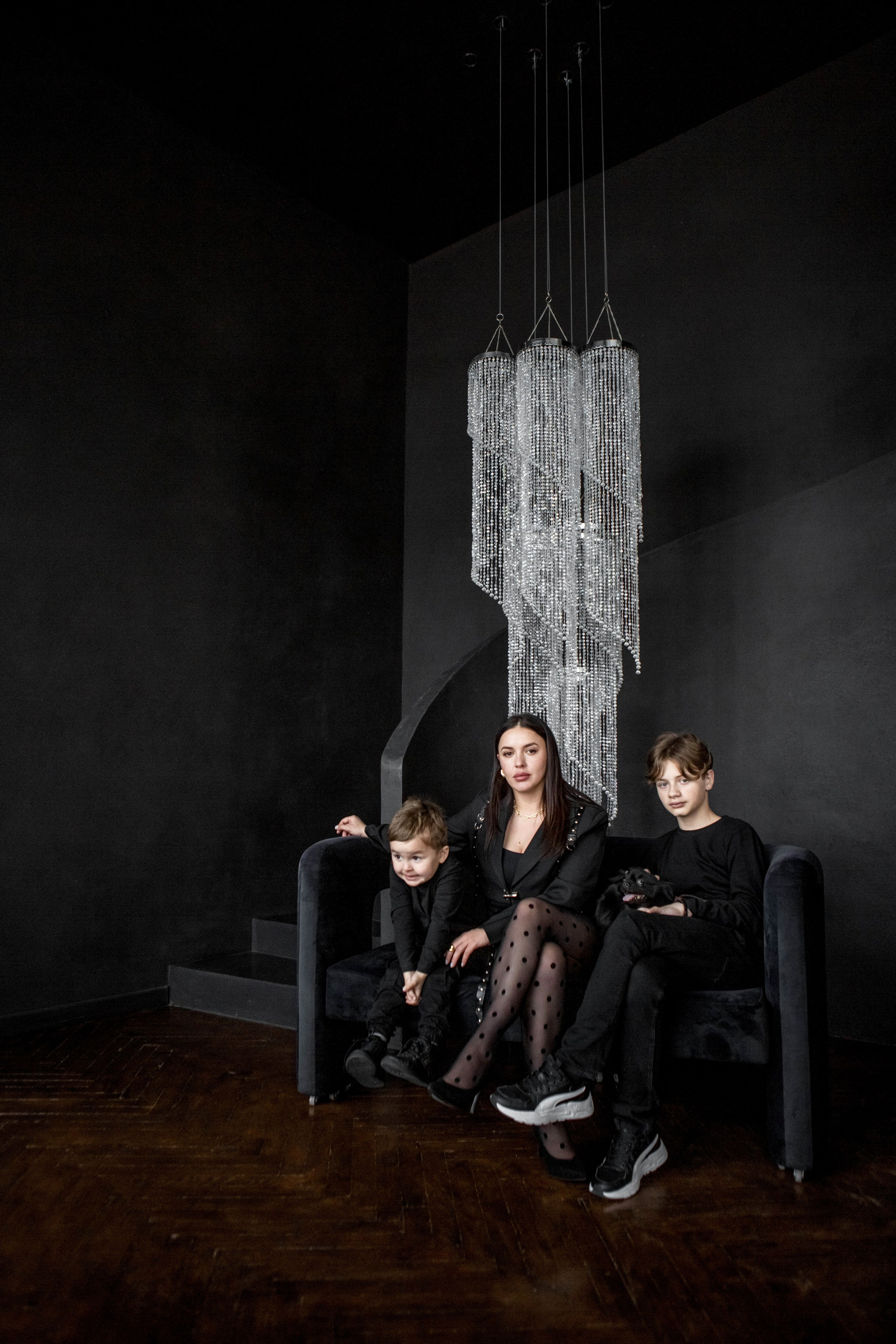 Мама и сыновья. Фотограф Екатерина Голицына