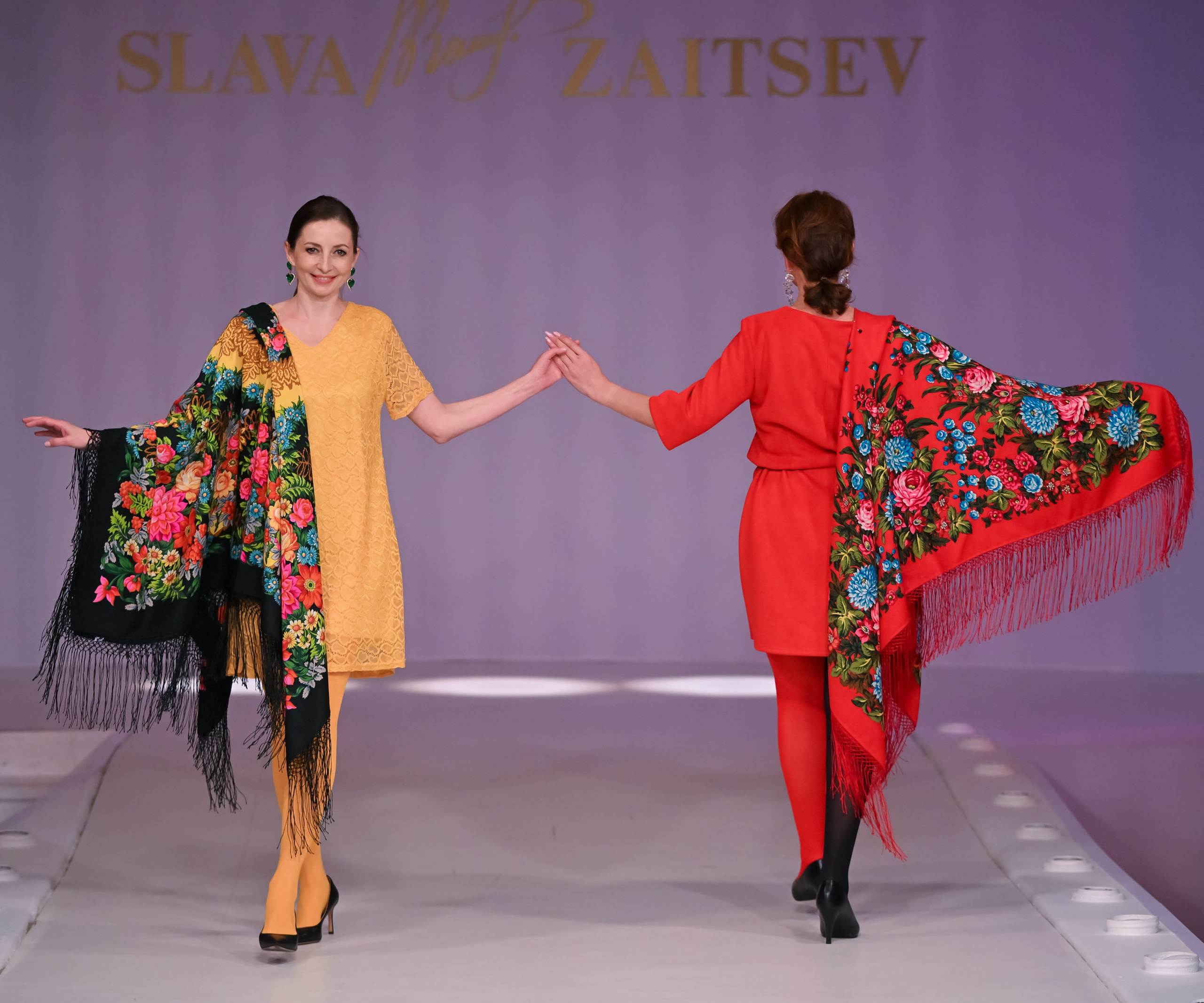 Показ в доме моды В.Зайцева. Коллекционер и искусствовед Олеся Ястребова