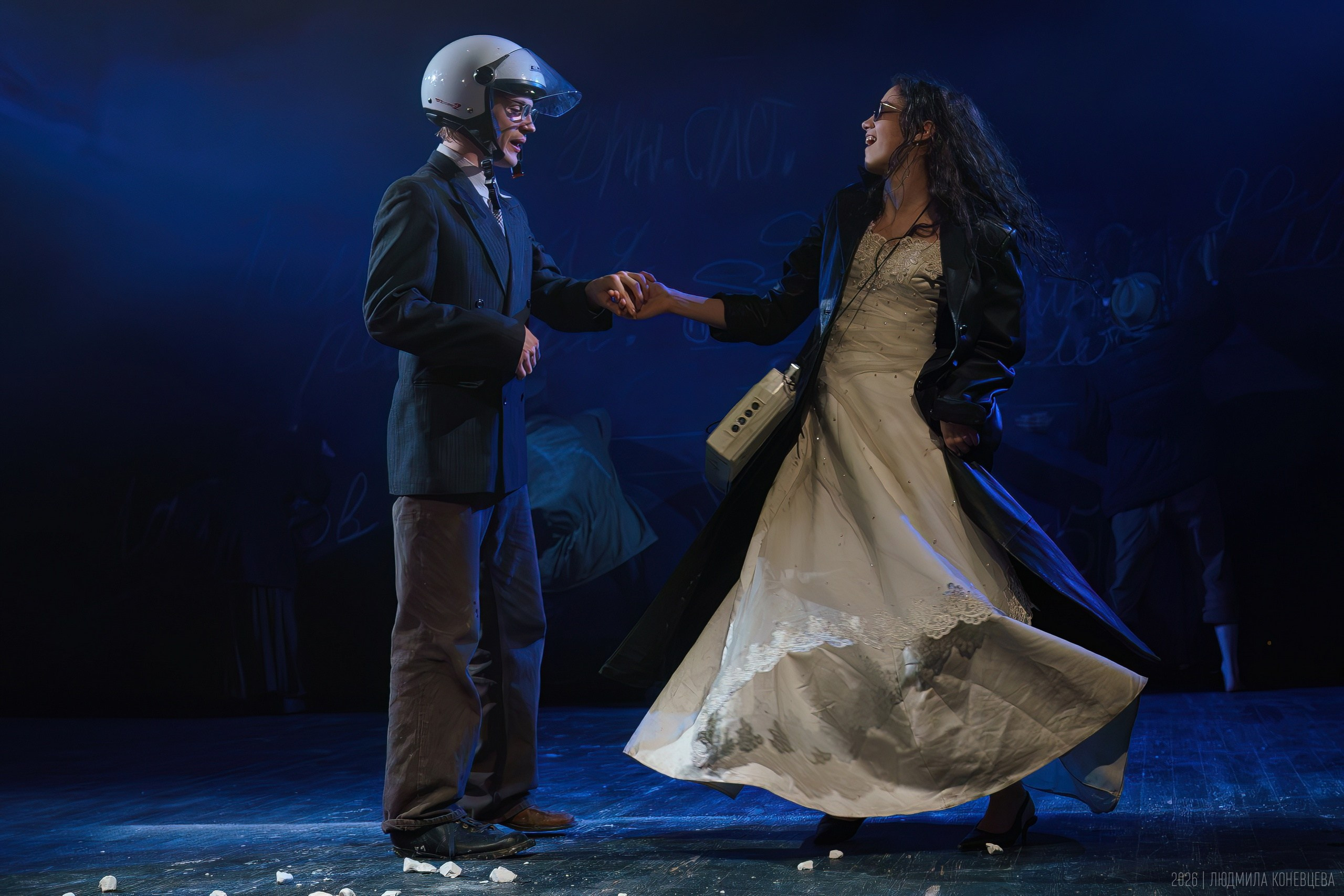 Спектакль «Школа для дураков», ГИТИС, мастерская Олега Кудряшова. Режиссер Ксения Горяинова. Театральная фотография