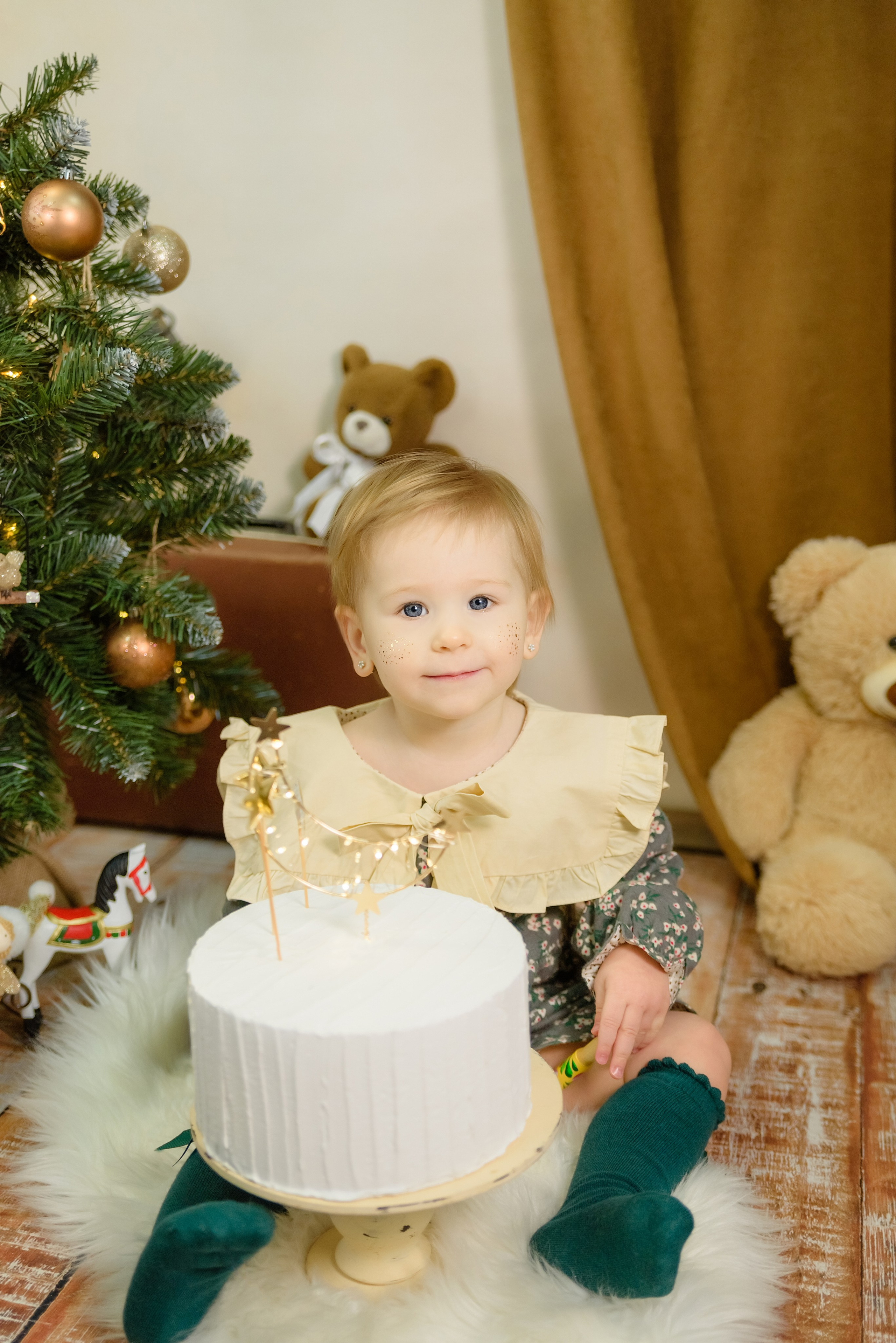 Детская фотосессия «Новогодний медвежонок». Детский Фотограф |Фотограф на годик в Брянске Ирина Романова