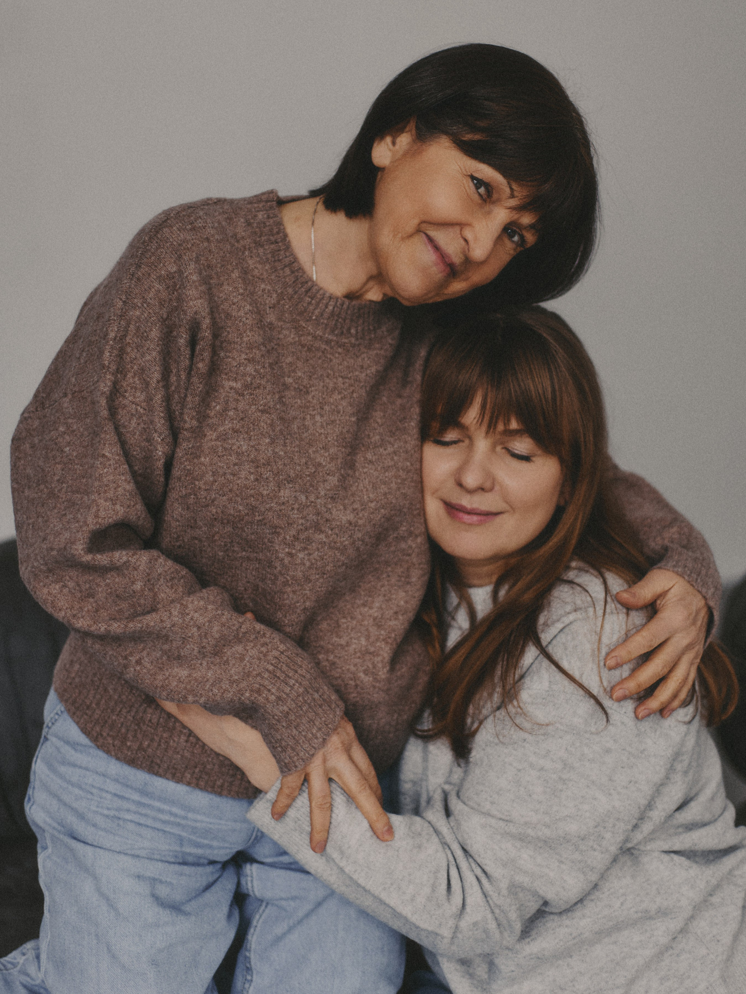 С любимой мамой. Портретный фотограф в Москве Ольга Крылова