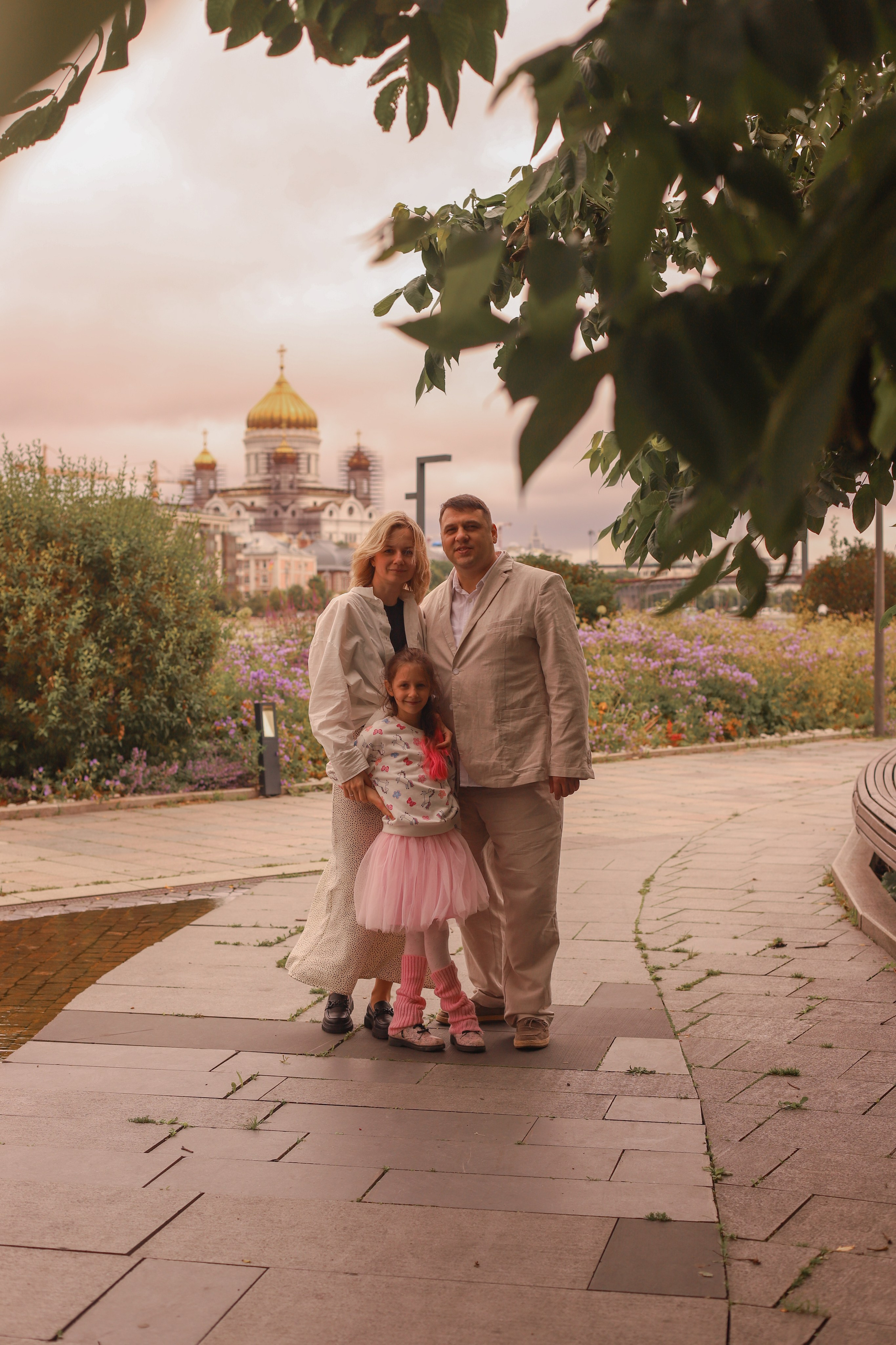 Семейная фотопрогулка. Фотограф в Москве Елена Дроботя