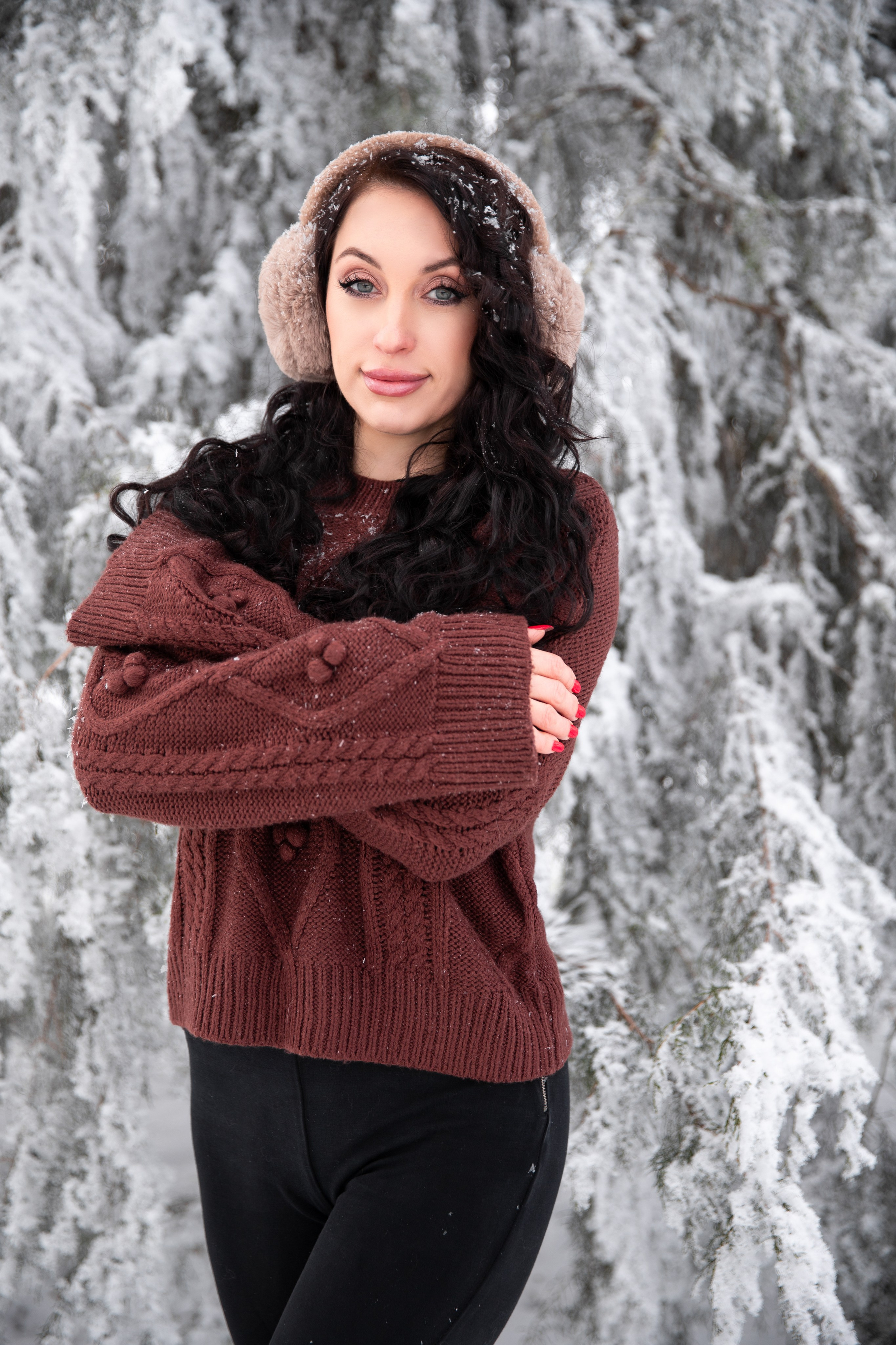 Снежная фотосессия. Свадебный и семейный фотограф в Кореновске и в Краснодаре