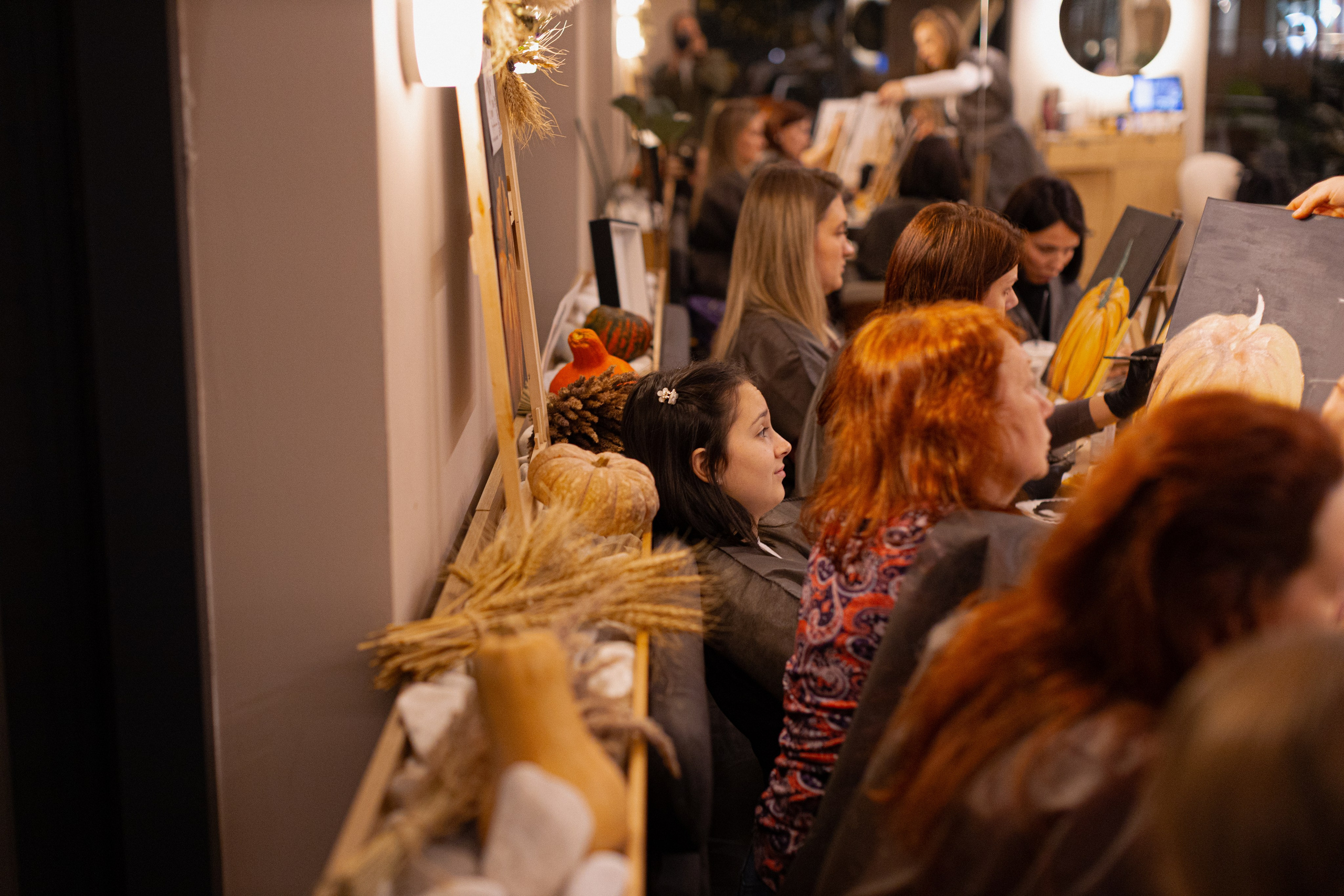 МК Тыква в кафе Здрасте. Анастасия Ракчеева Художник