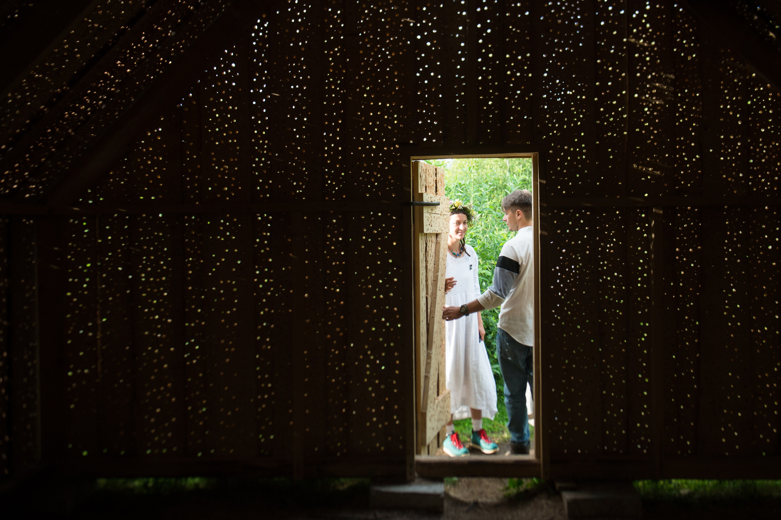 Аня и Артем. Прогулка в Никола-Ленивце. Фотограф Алиса Калинина