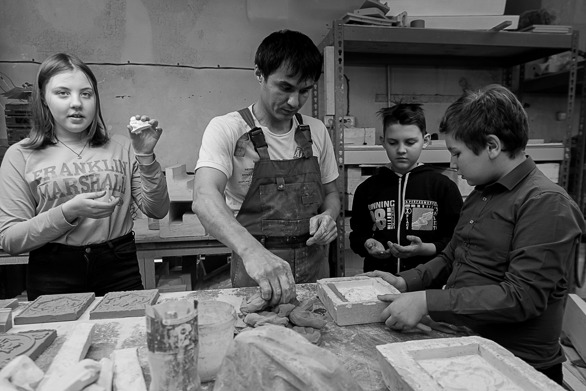 Экскурсия в цех по производству керамики. Свадебный и семейный фотограф из Санкт-Петербурга Климов Анатолий