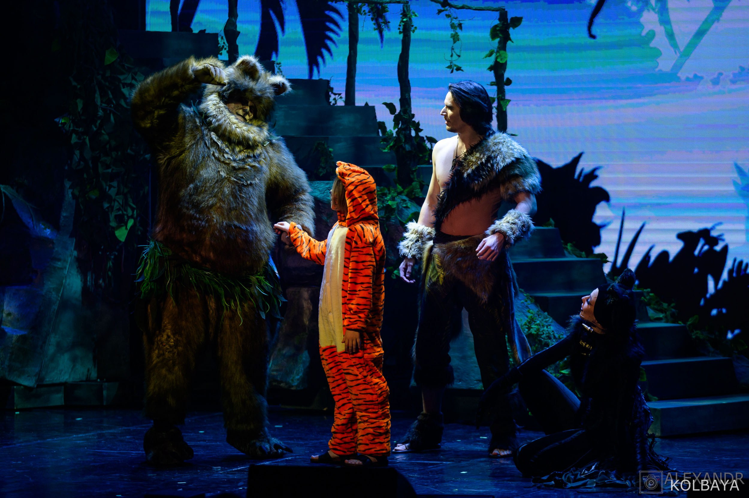 Мюзикл «Маугли». Концертный и театральный репортажный фотограф в Москве Александр Колбая