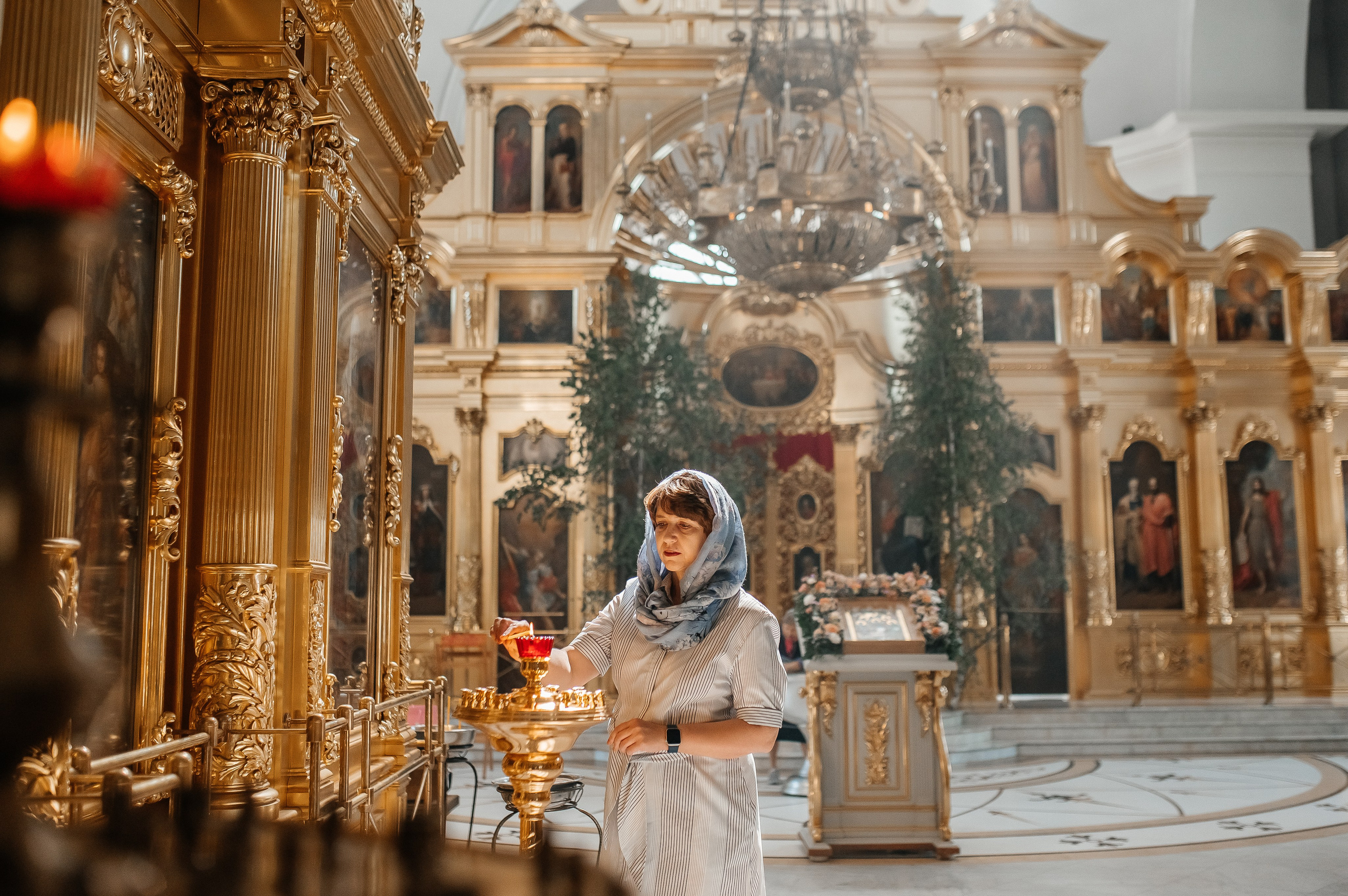 Крестины Ирины //// Храм святых апостолов Петра и Павла. Семейный и детский фотограф в Туле