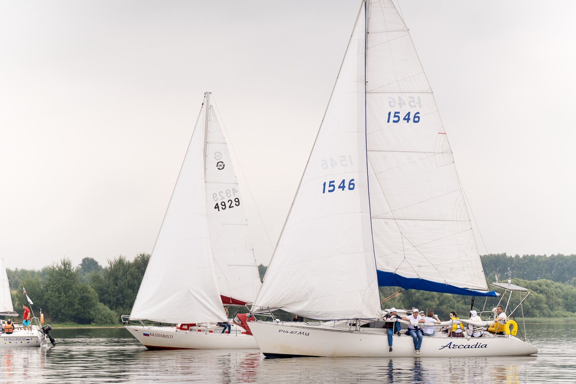 Корпоративная парусная регата Evraz. Репортажный фотограф Денис Тихомиров. Москва